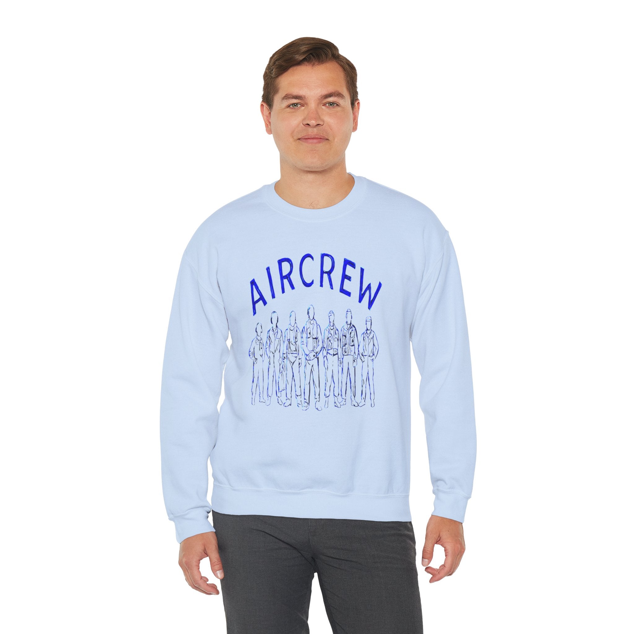 Aircrew Graphic Sweatshirt — Crewneck Pilot & Flight Crew Design
