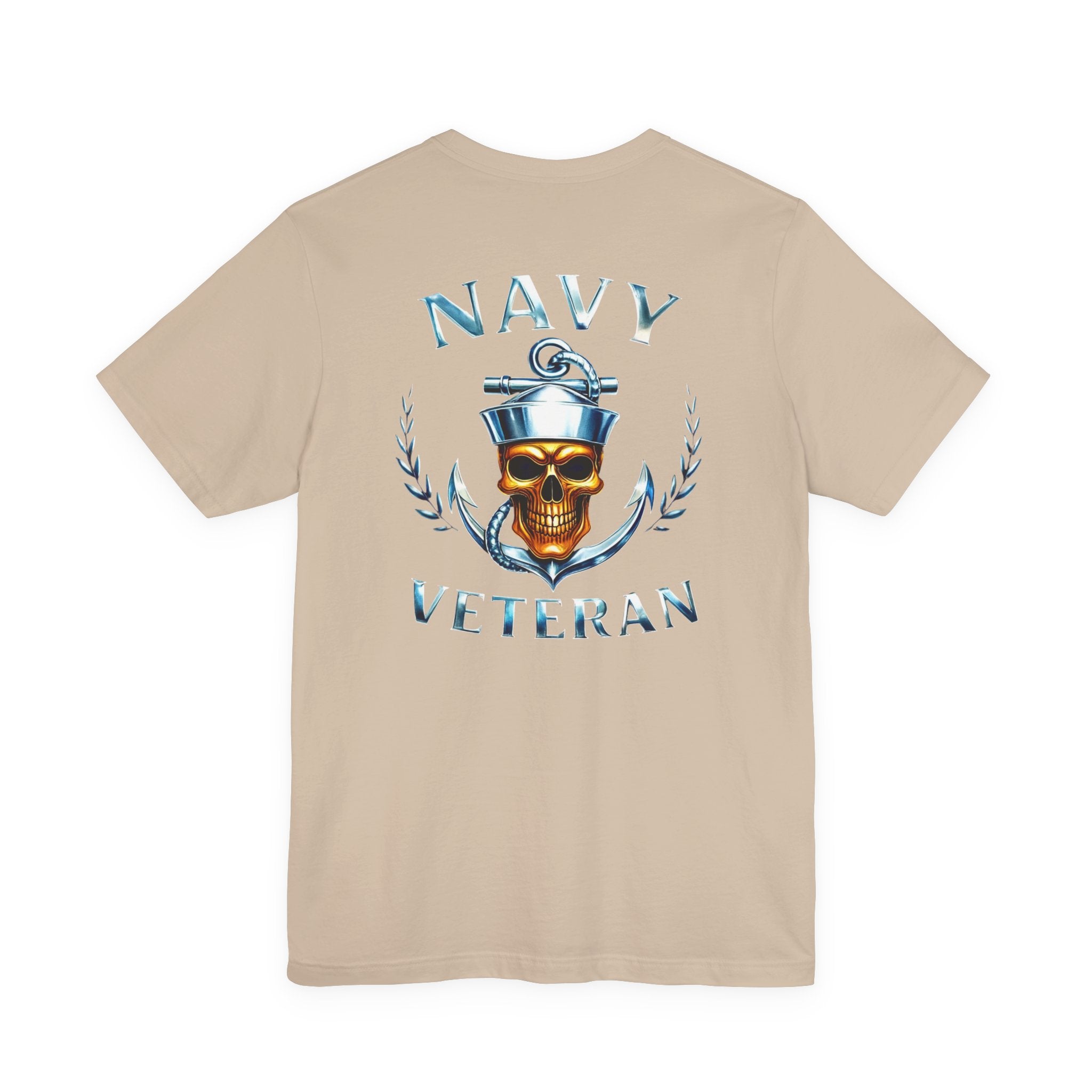 Navy Veteran Skull Anchor T‑Shirt
