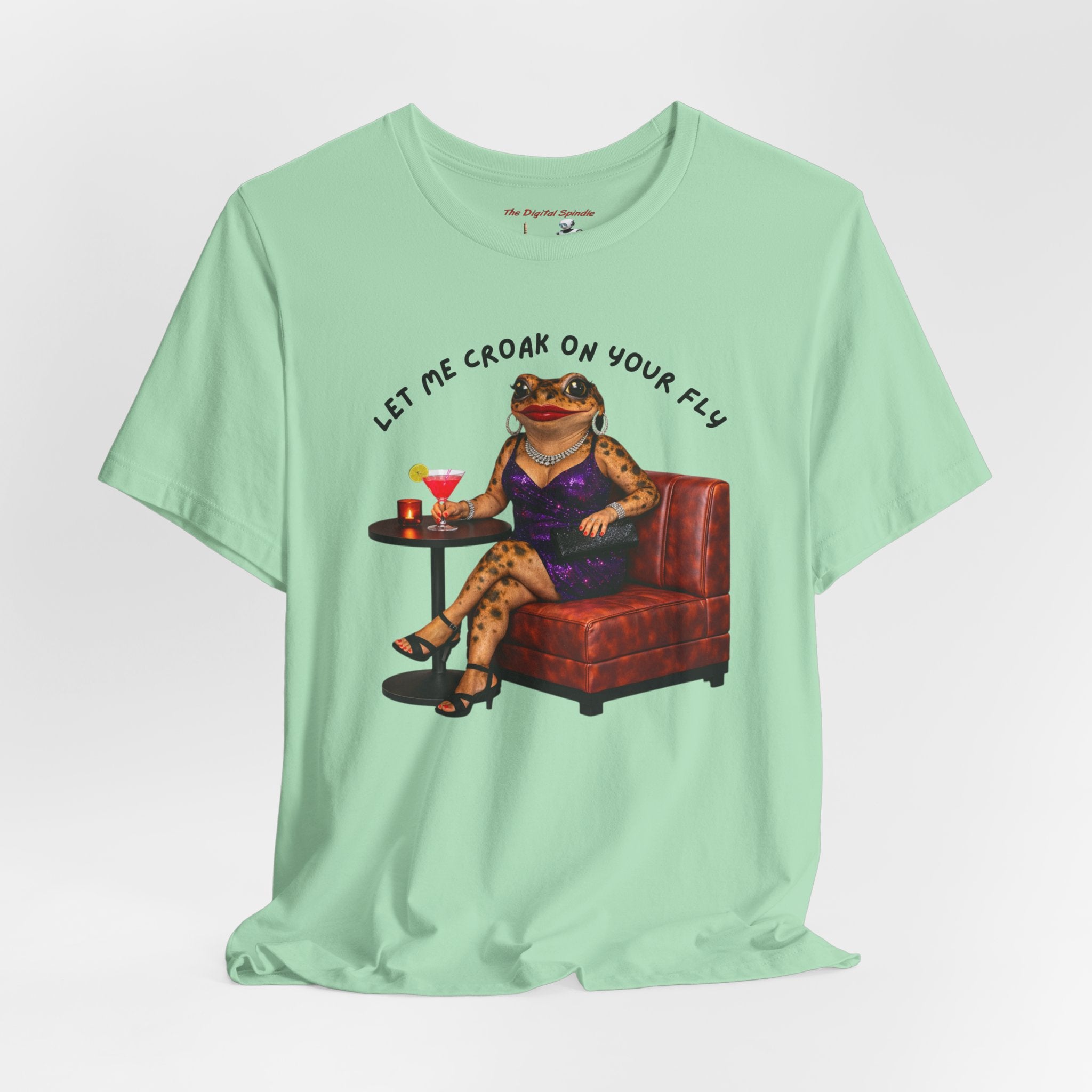 "Let Me Croak On Your Fly" Vintage Cocktail Graphic Tee