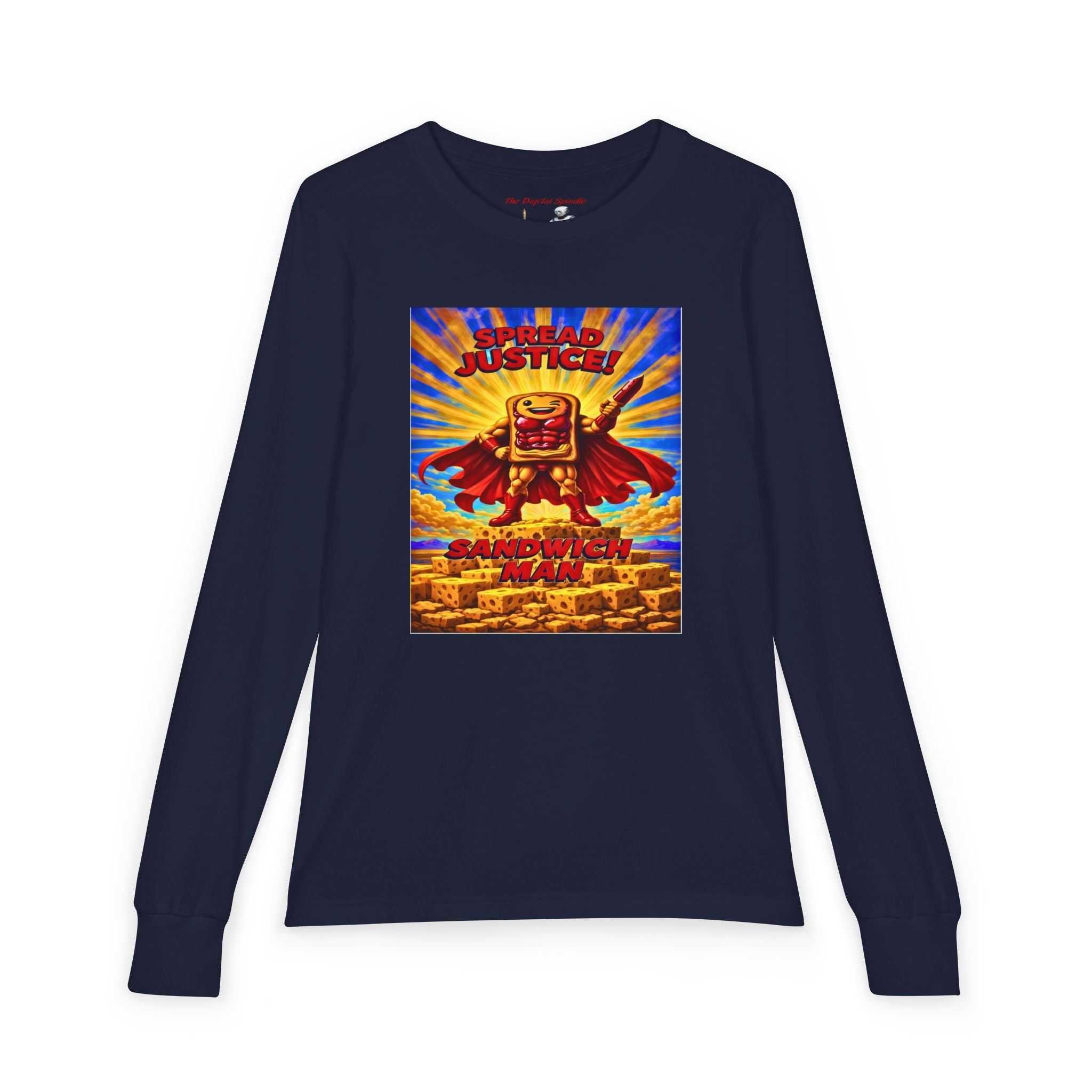 'Spread Justice' Superhero Sandwich Graphic Tee