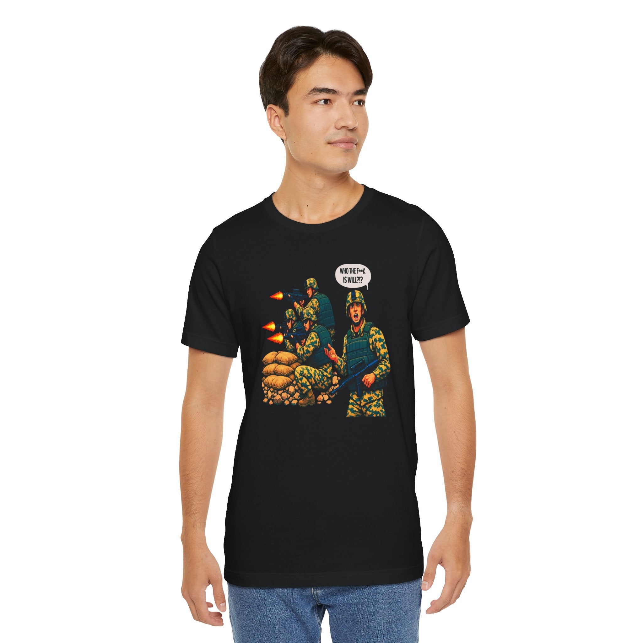'Who the F**K is Will?' Military Retro Shirt