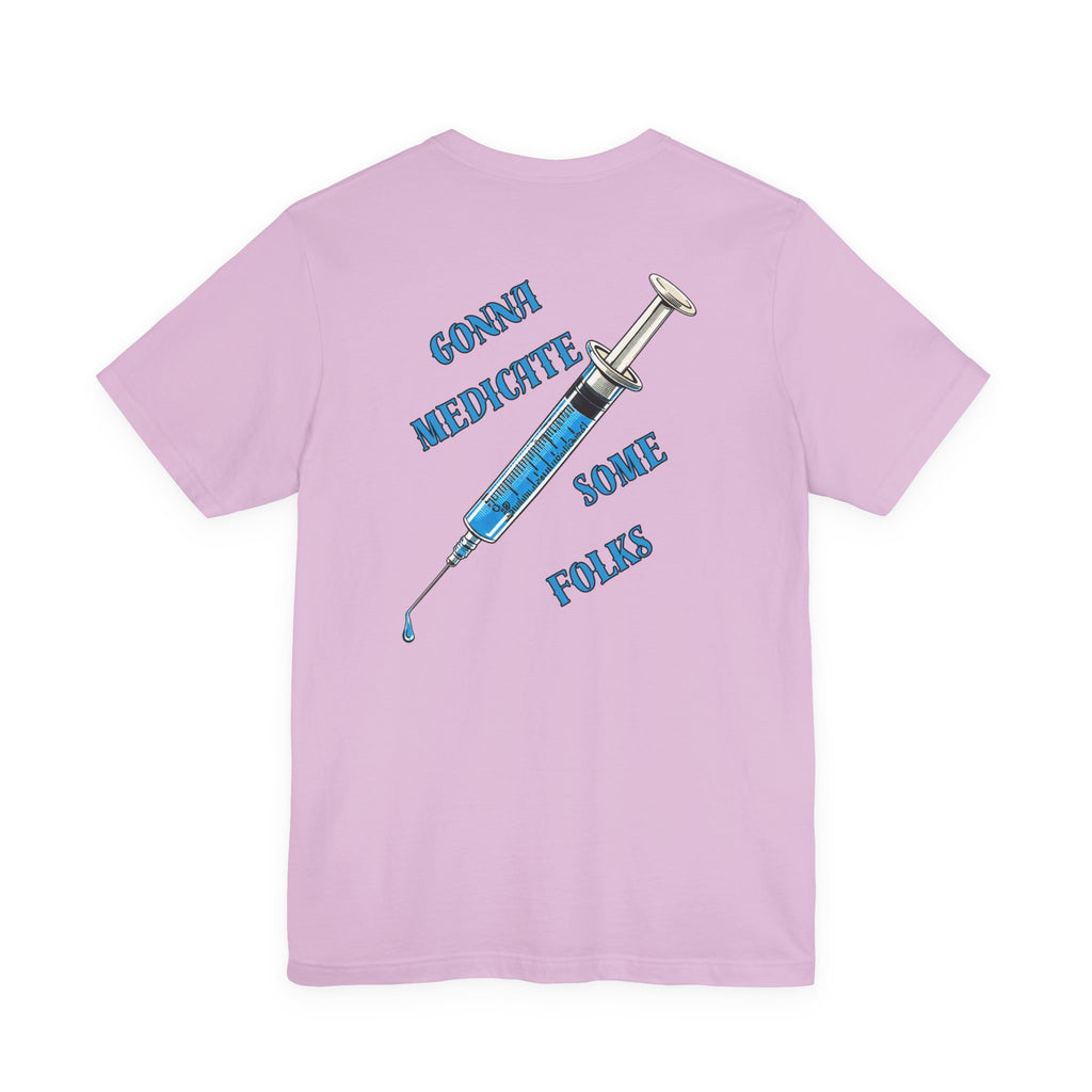 Laughter Is The Best Medicine Tee — Funny Nurse & Medic Caduceus T-Shirt