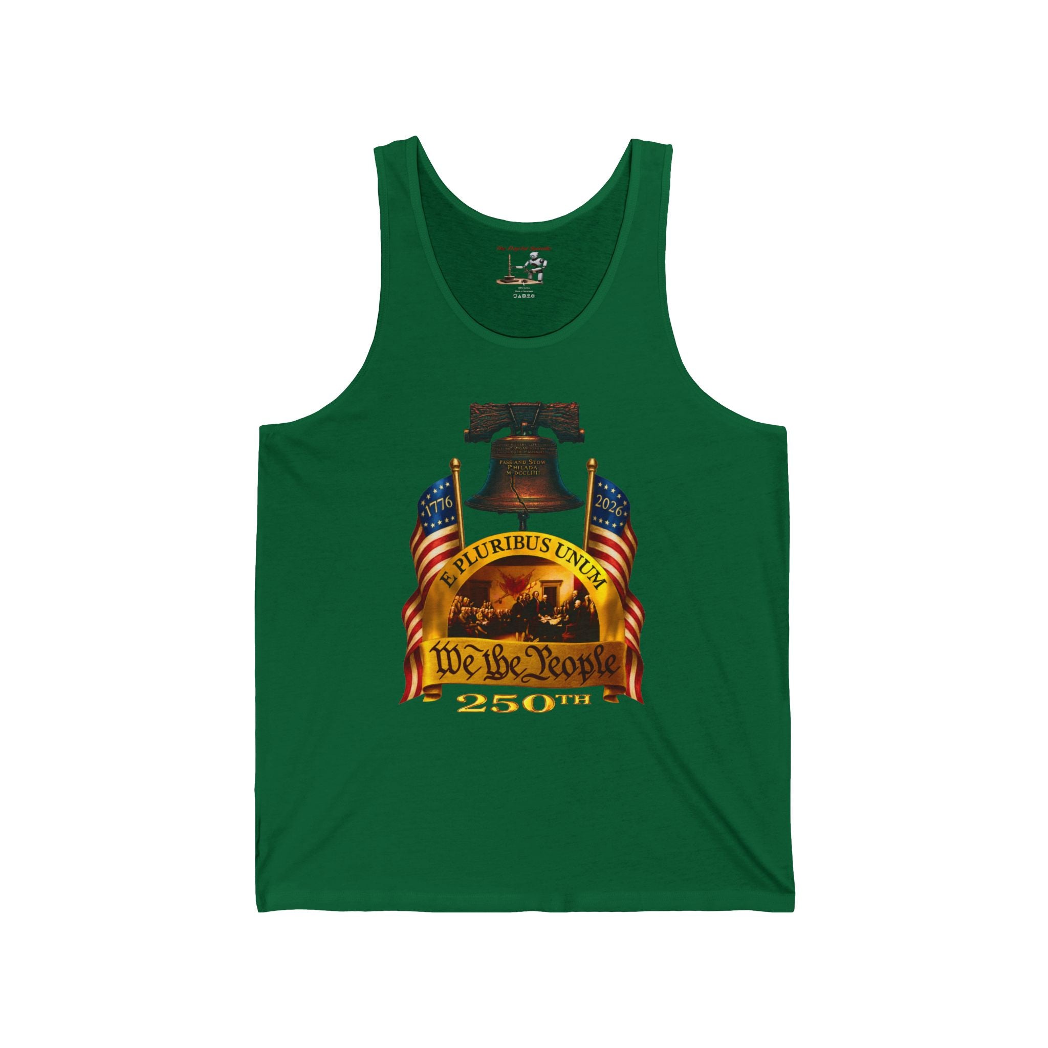 'We the People' Tank Top – 'We the People' Liberty Bell & Flags
