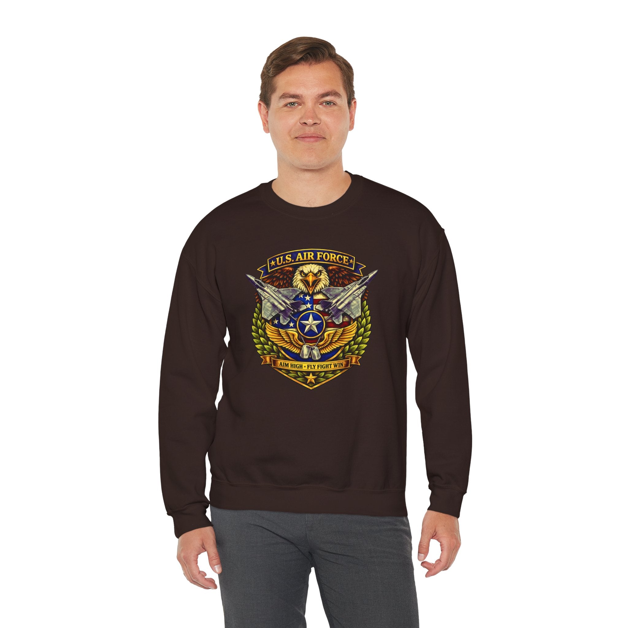 U.S. Air Force Aim High, Fly Fight Win Crewneck Sweatshirt