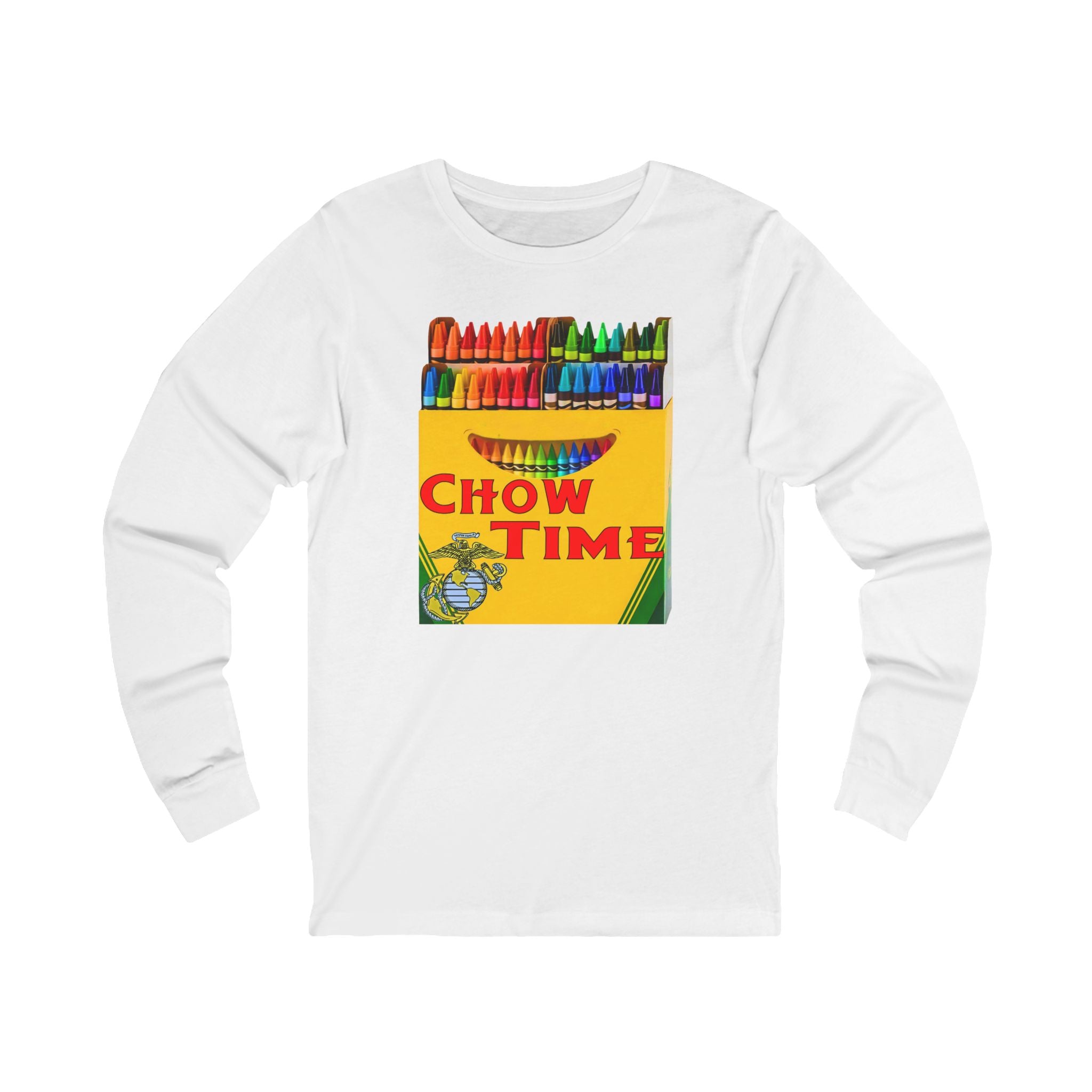 Chow Time Crayon Long Sleeve Tee