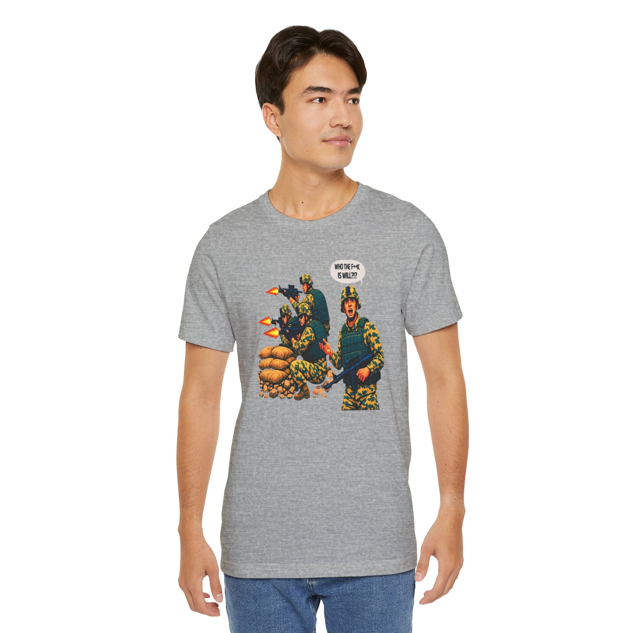 'Who the F**K is Will?' Military Retro Shirt