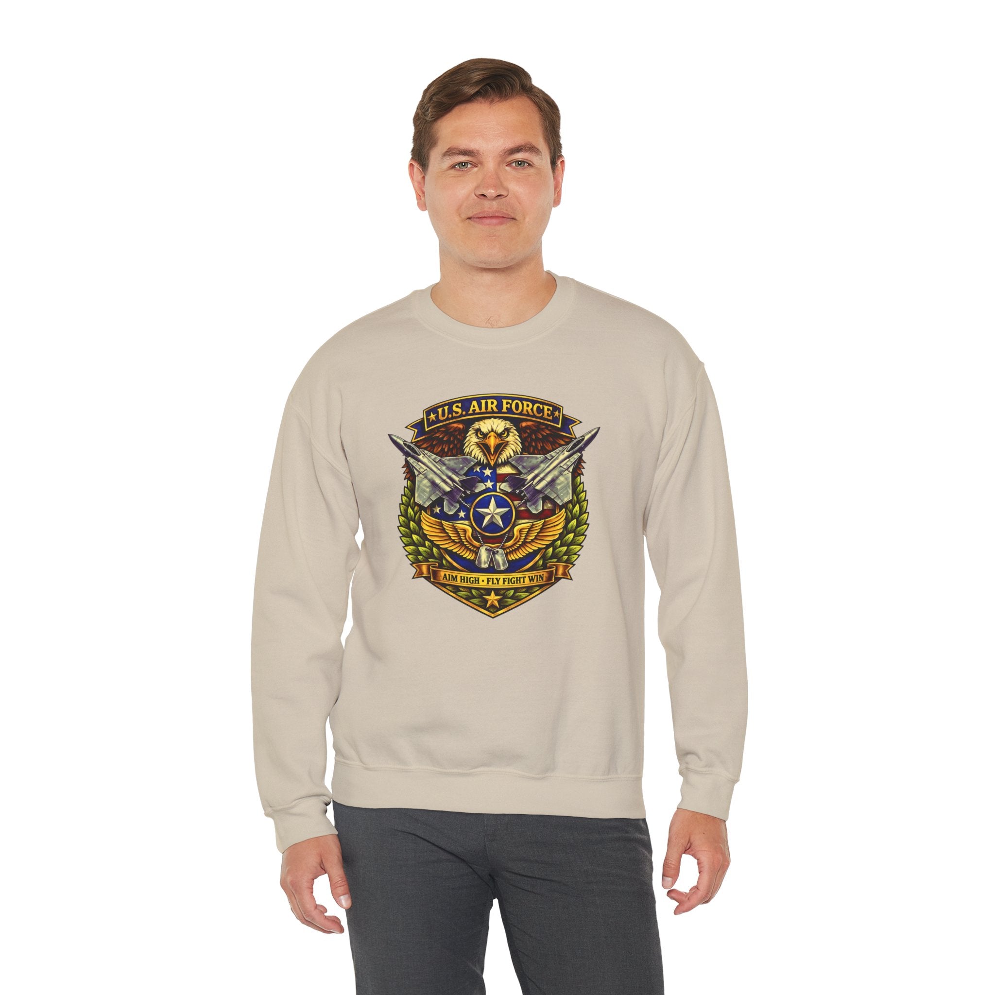 U.S. Air Force Aim High, Fly Fight Win Crewneck Sweatshirt