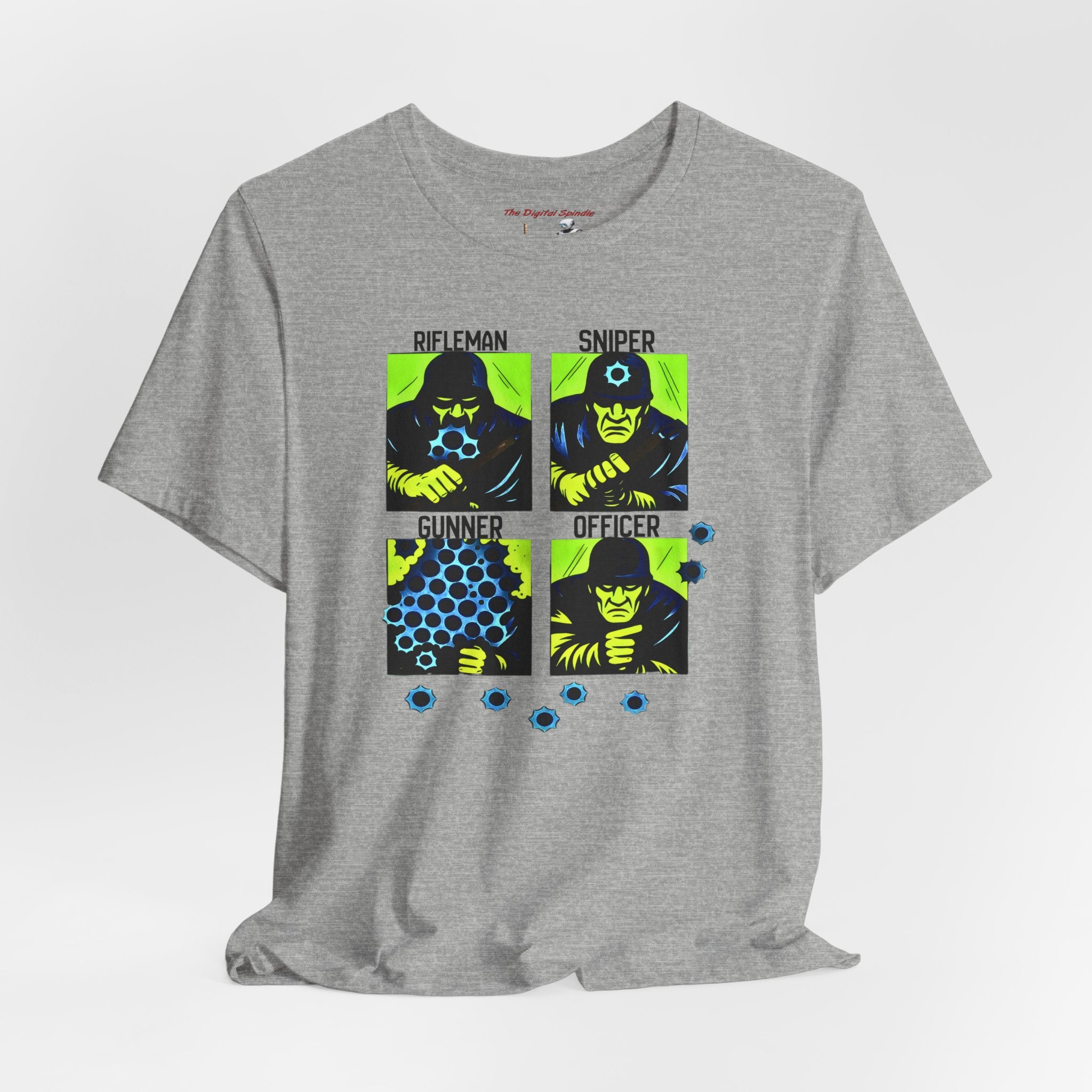 Shooting Range Graphic Tee — Rifleman Sniper Gunner Officer Design