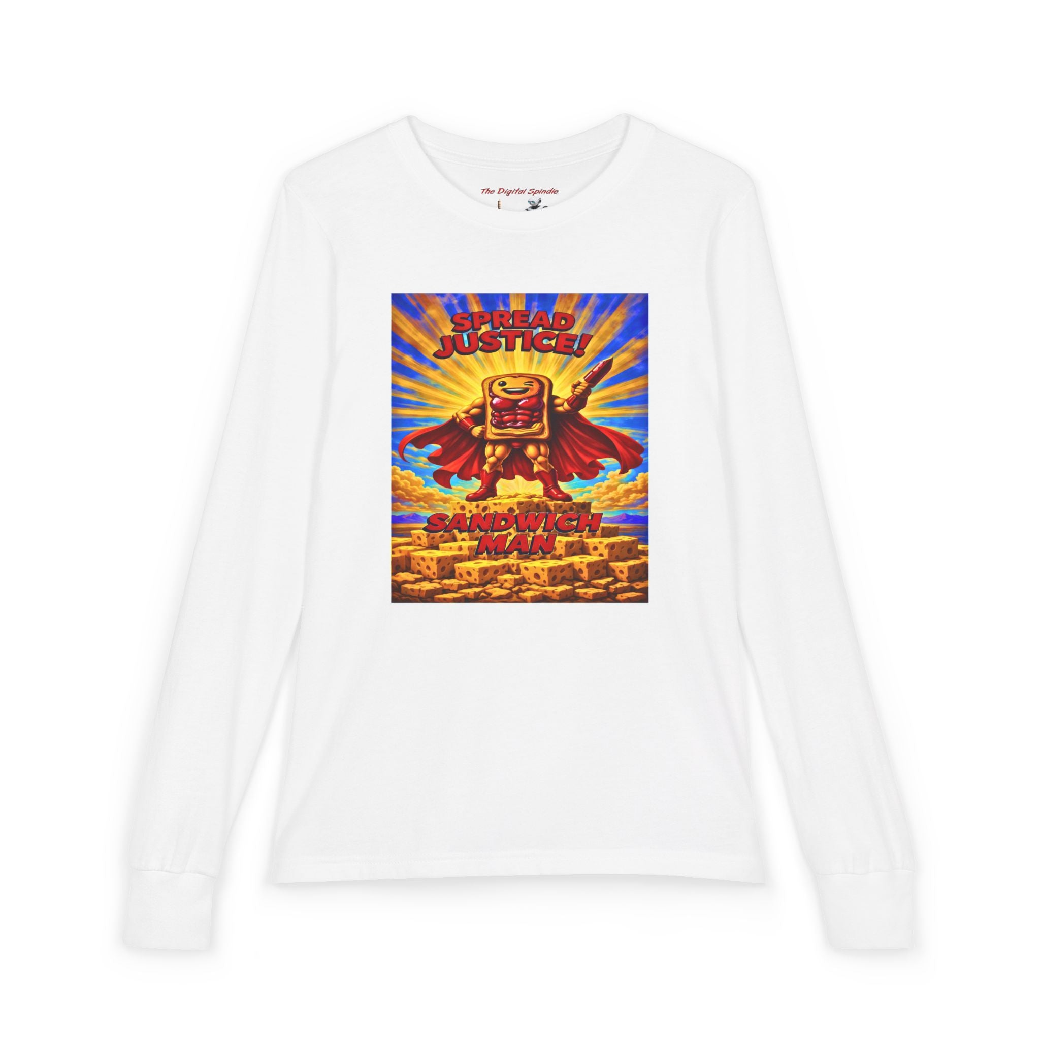 'Spread Justice' Superhero Sandwich Graphic Tee