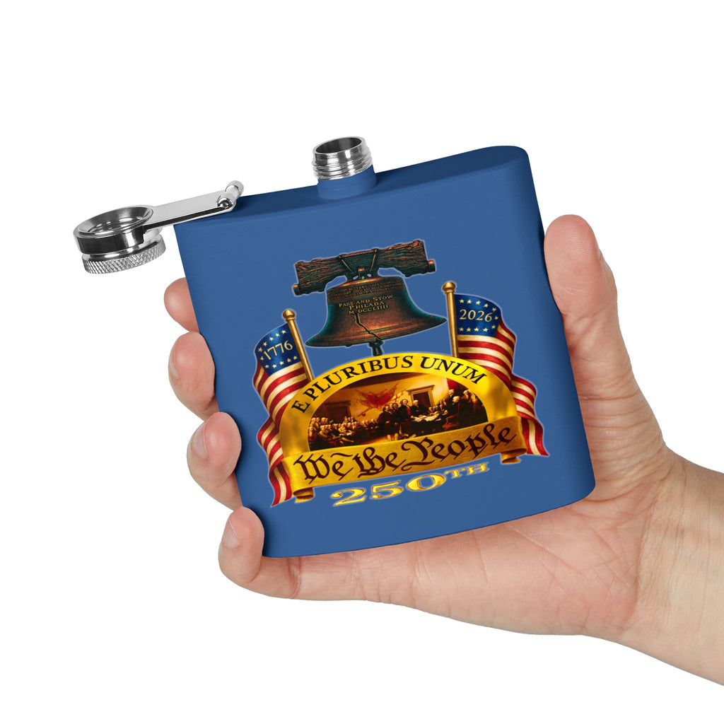 "We the People" Stainless Steel 6oz Flask
