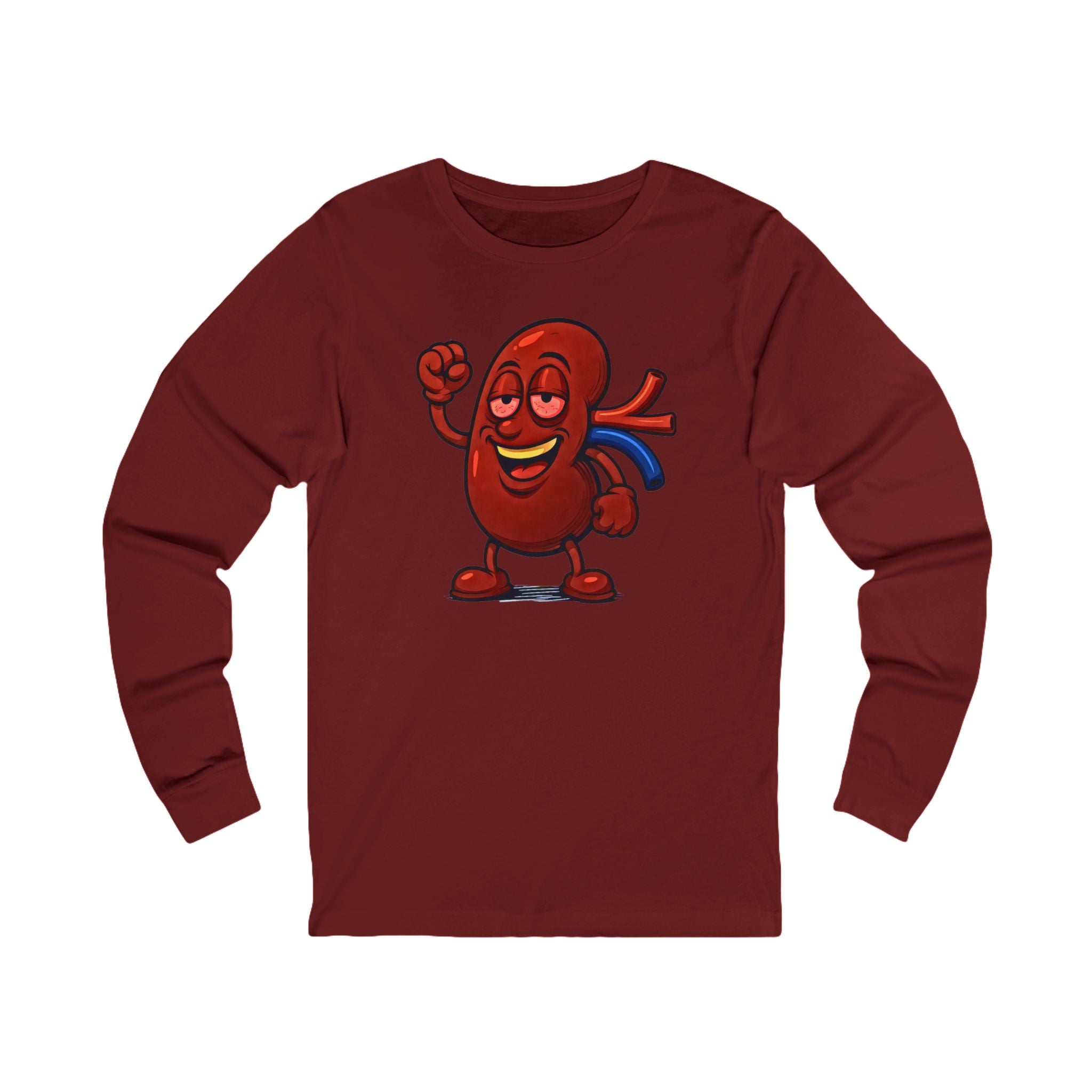 Kidney Stones Mascot Long Sleeve Tee