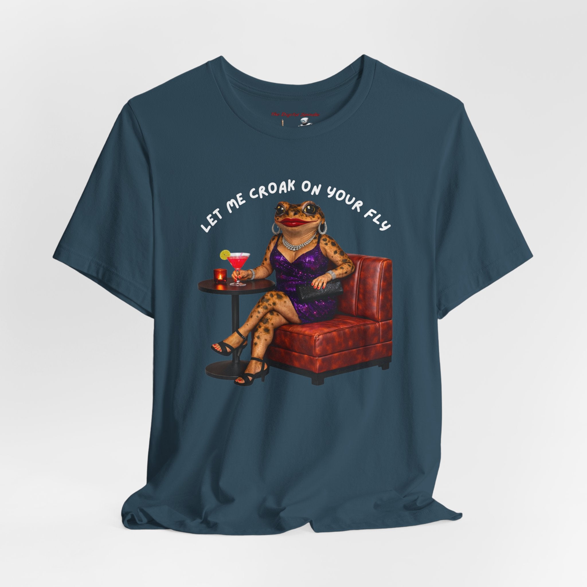 "Let Me Croak On Your Fly" Funny Amphibian Graphic T‑Shirt