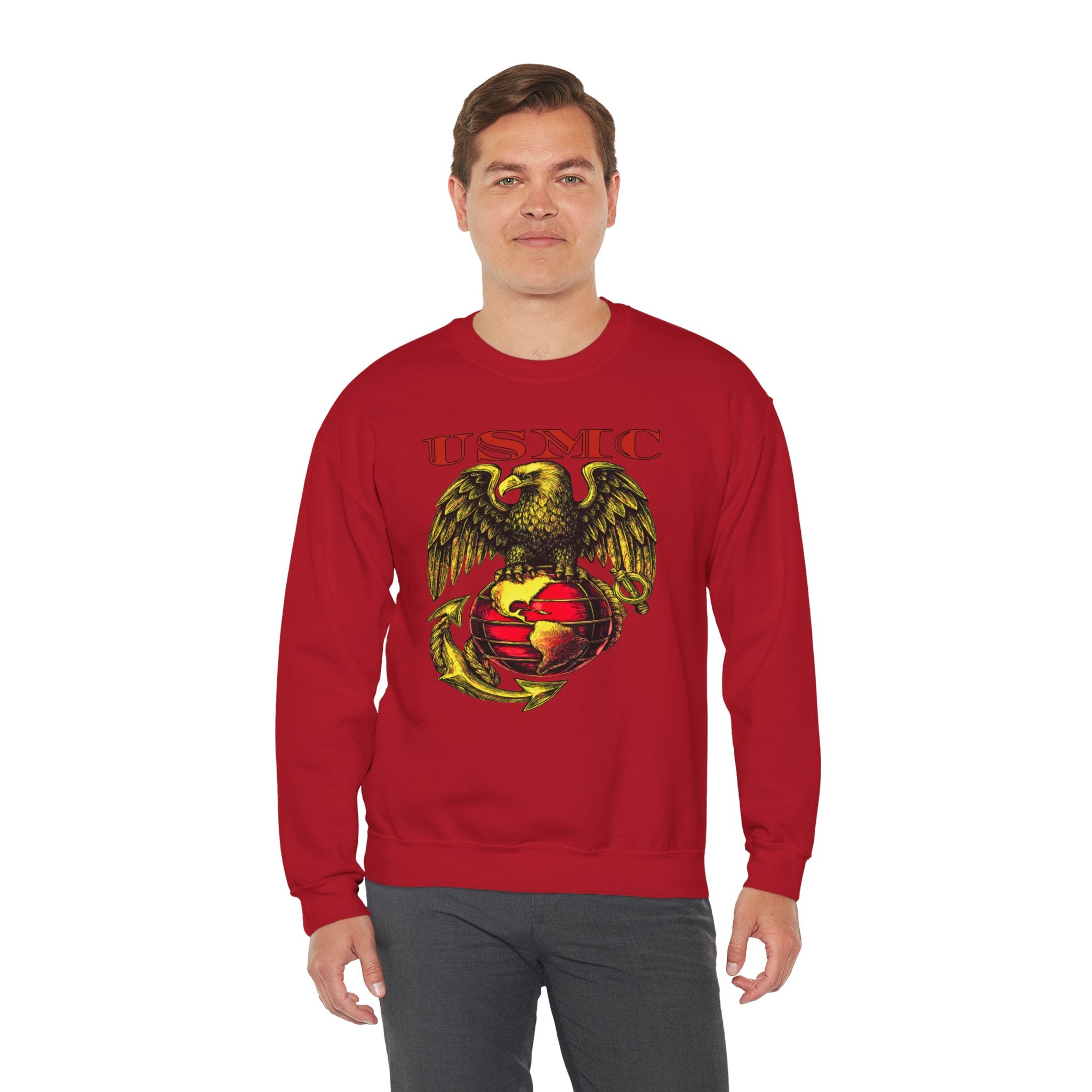 USMC Eagle Globe & Anchor Crewneck Sweatshirt