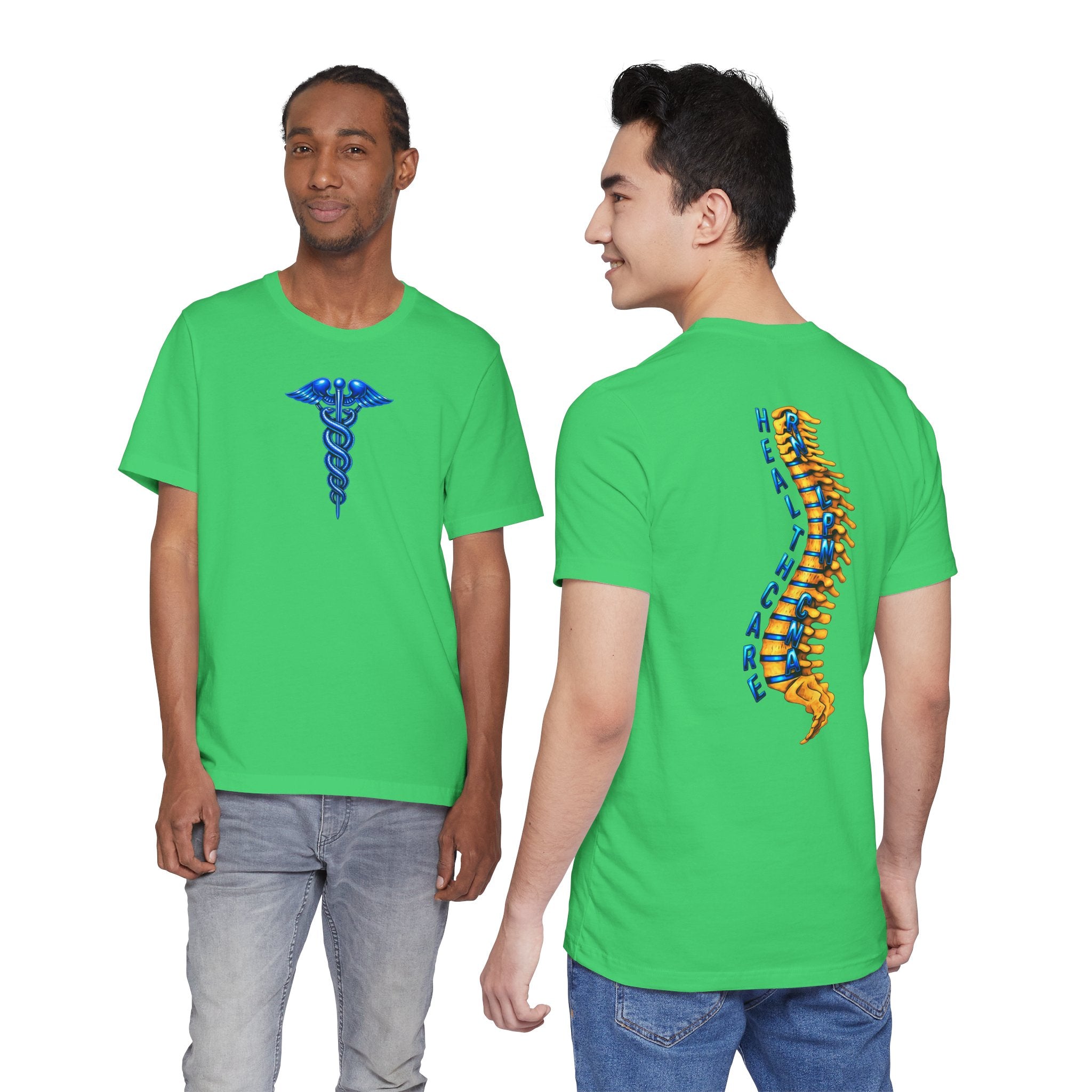 Backbone Of Healthcare Unisex Jersey Short Sleeve Tee