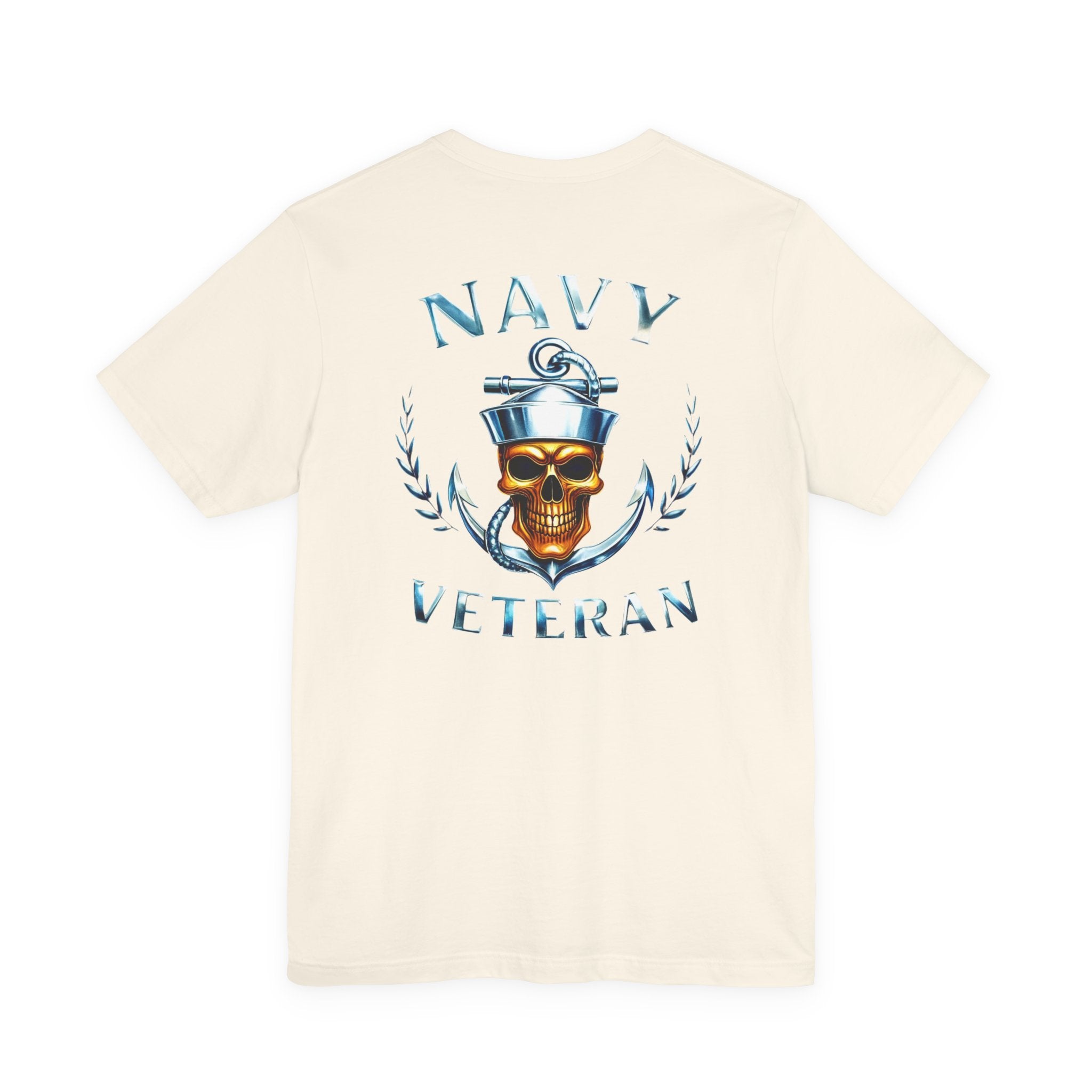 Navy Veteran Skull Anchor T‑Shirt