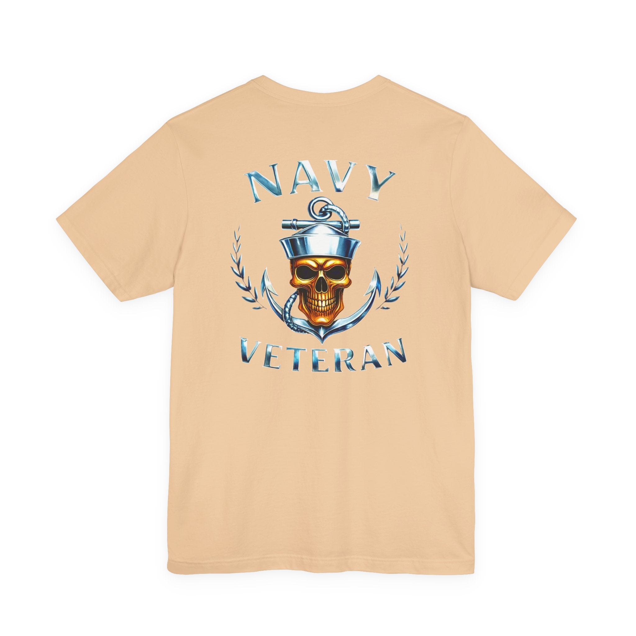 Navy Veteran Skull Anchor T‑Shirt