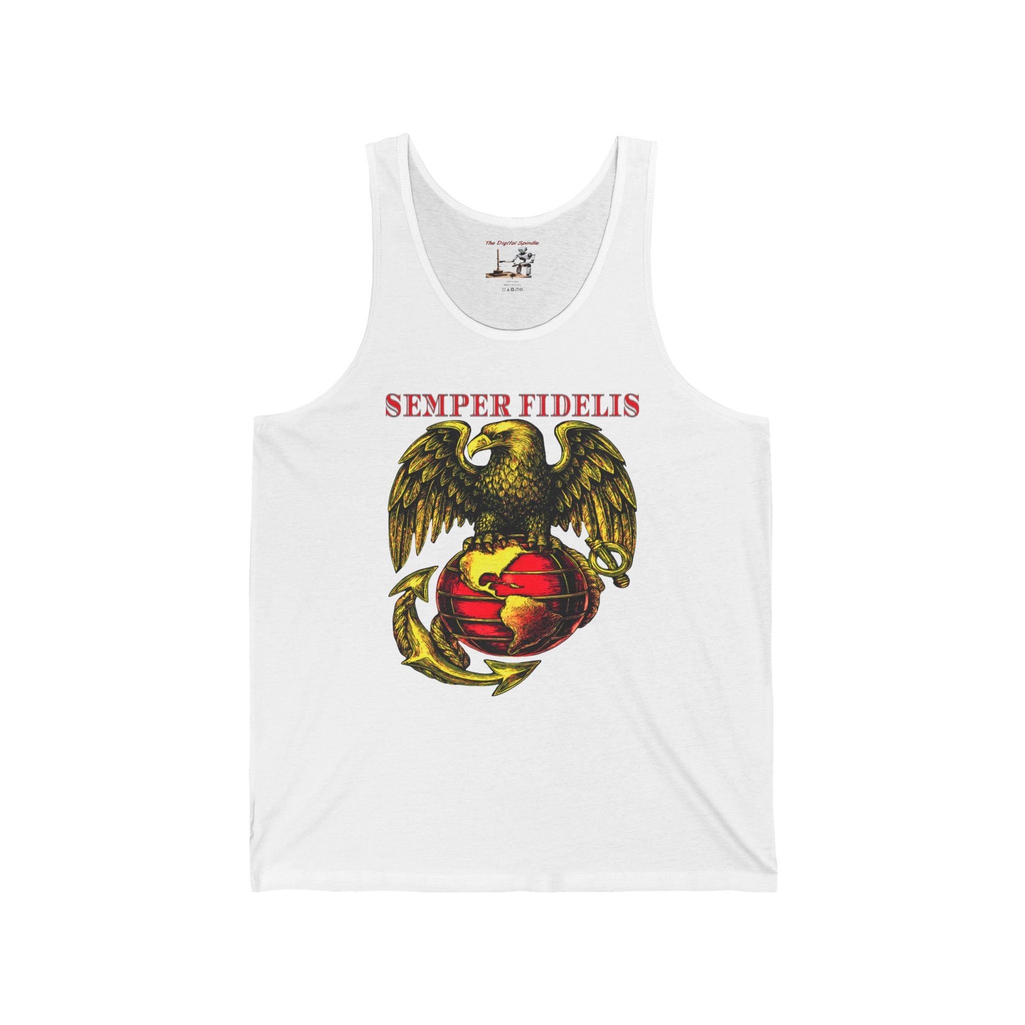 Semper Fidelis Eagle & Globe Tank Top — USMC Marine Corps Tribute