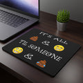 9.3″ x 7.8" Funny Emoji Mouse Pad
