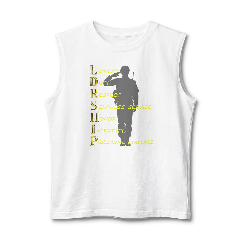 Leadership Values Muscle Tank — Military Tribute Workout Tank
