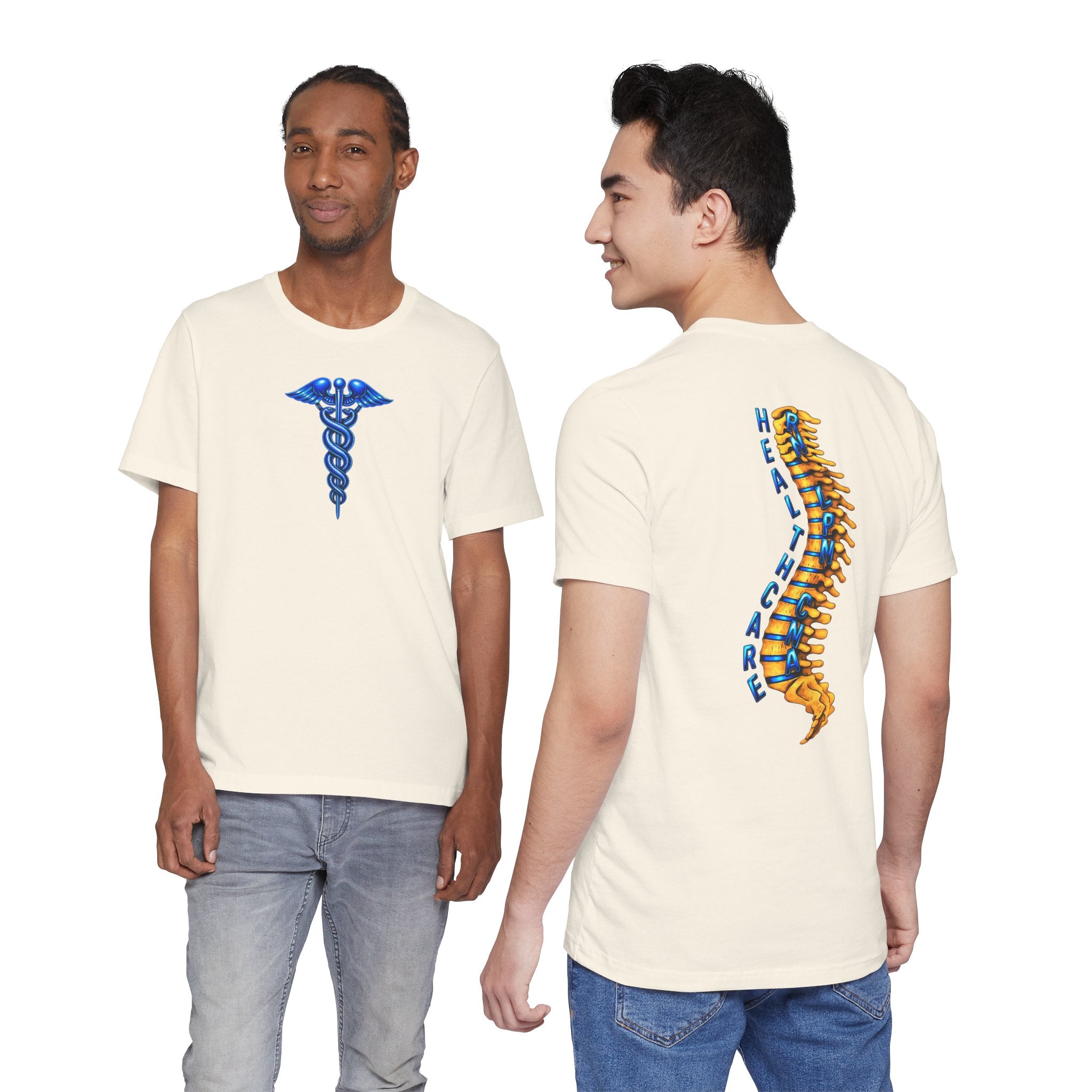 Backbone Of Healthcare Unisex Jersey Short Sleeve Tee