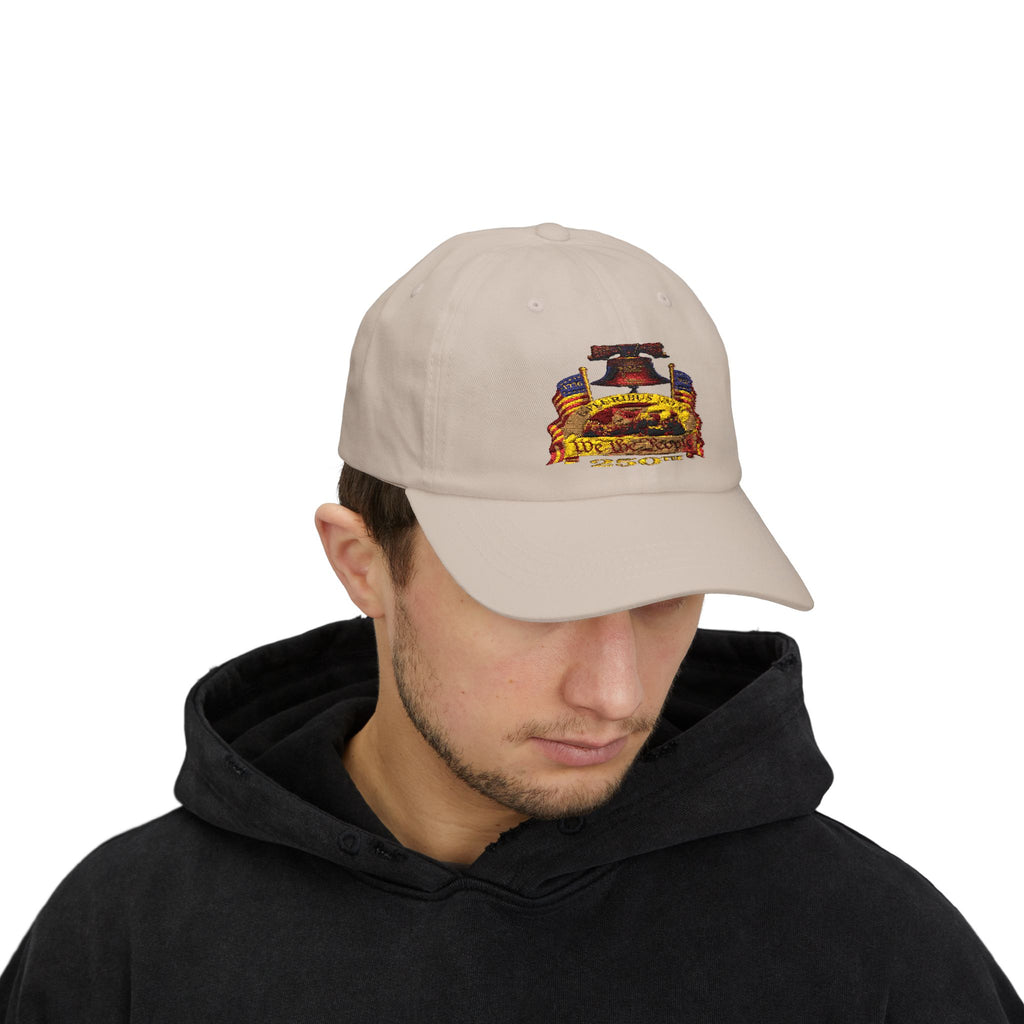 "We The People" Dad Cap — Vintage Keystone Flag Baseball Hat