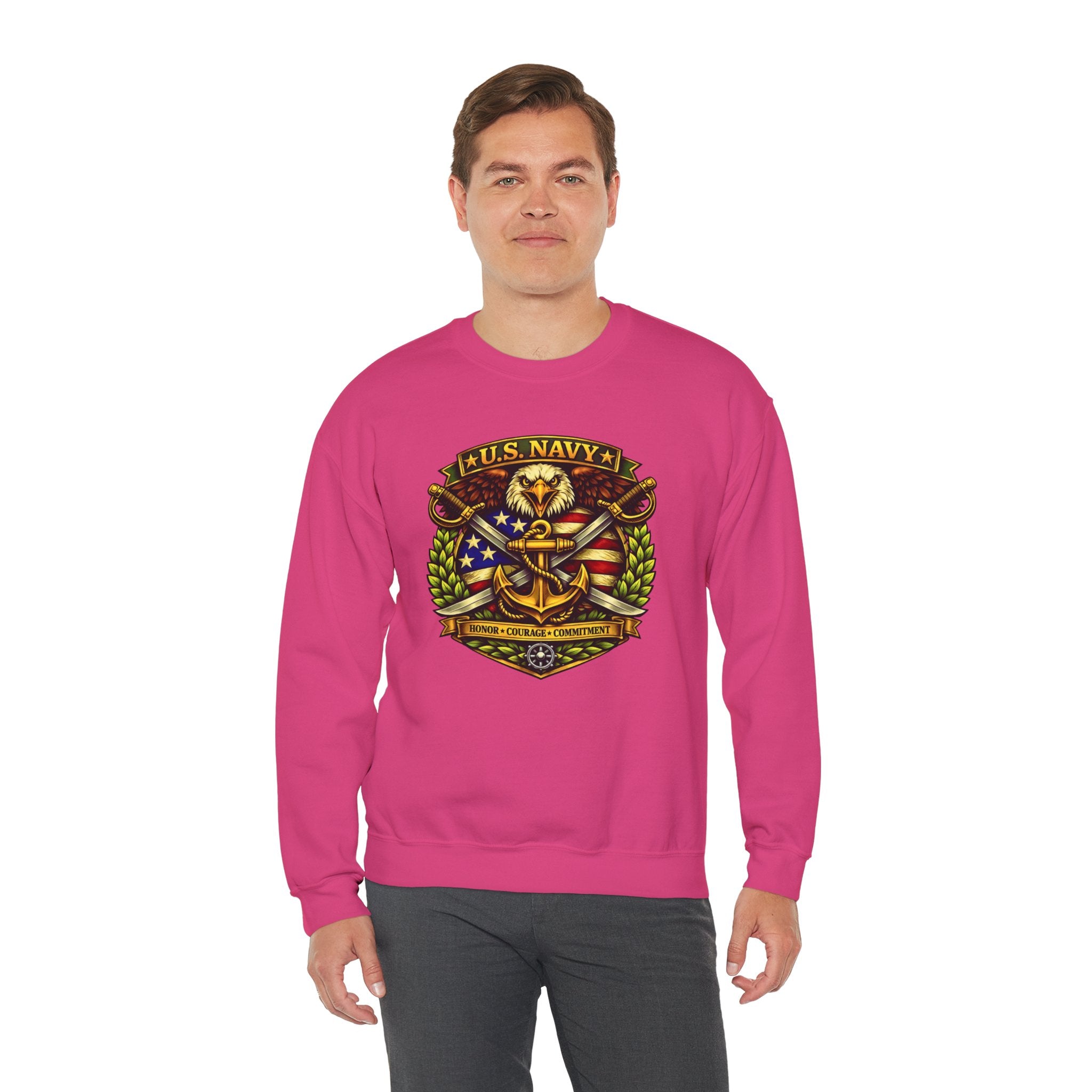 U.S. Navy Honor, Courage, Commitment Crewneck Sweatshirt