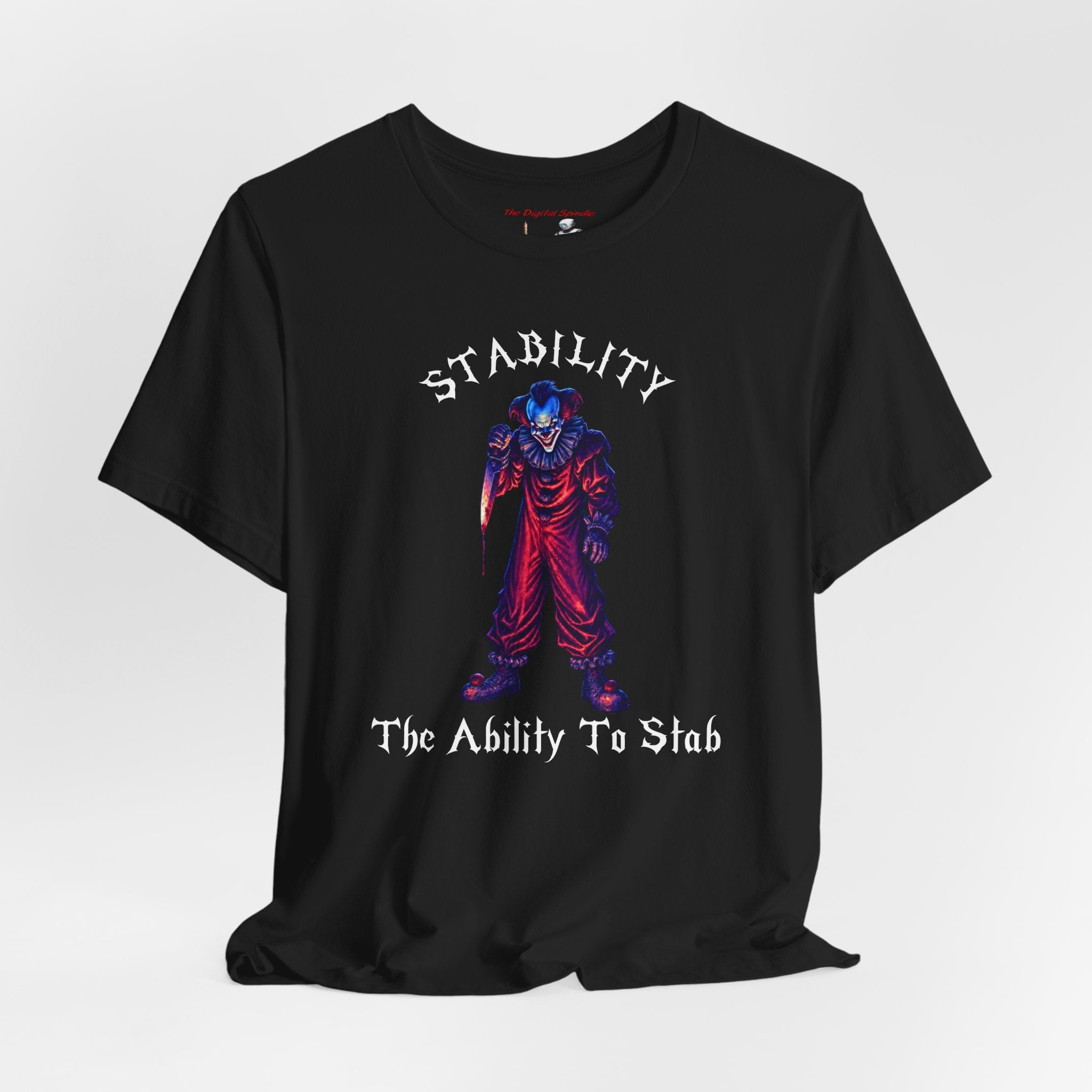 Stability "The Ability to Stab" Dark Fantasy Villain Graphic T-Shirt