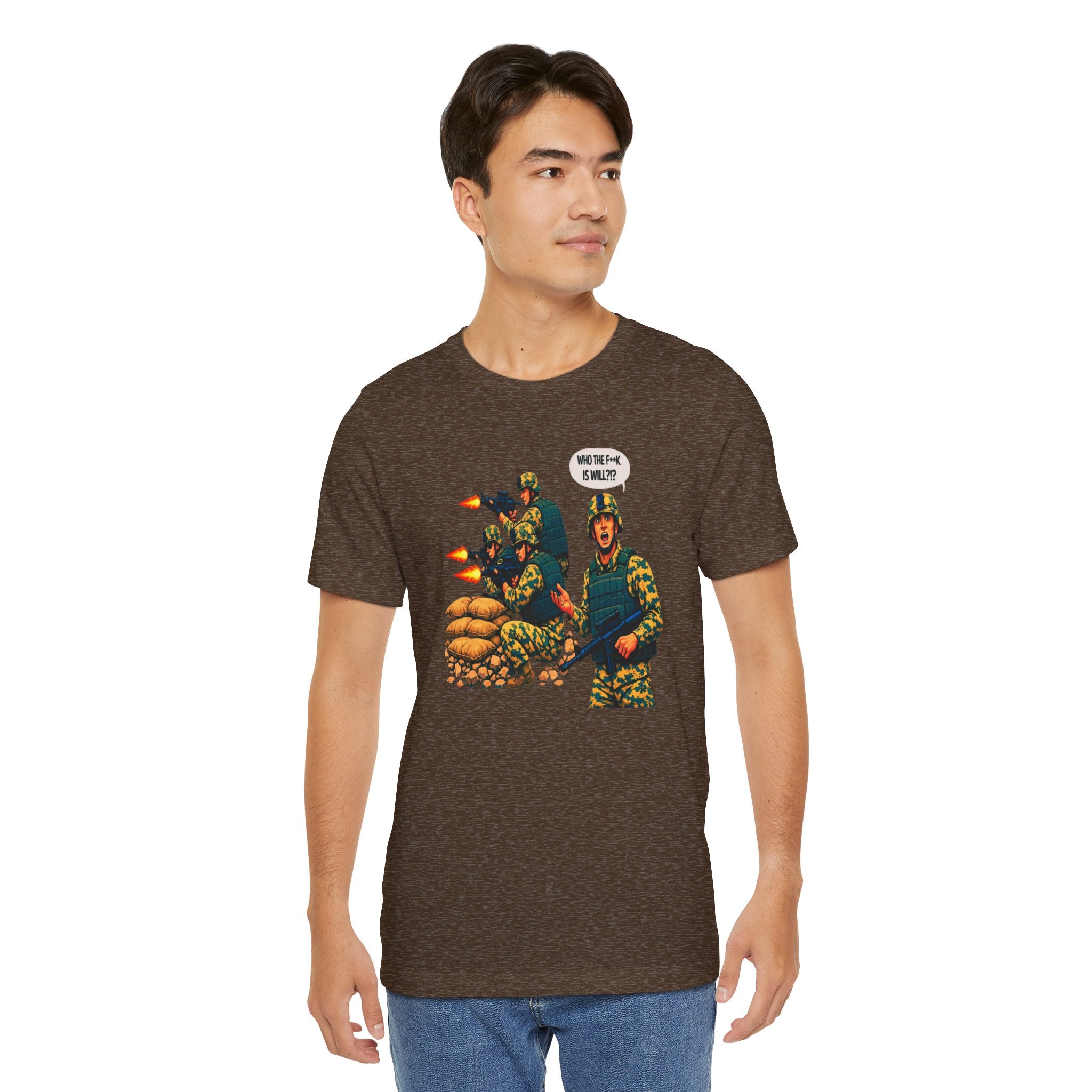 'Who the F**K is Will?' Military Retro Shirt
