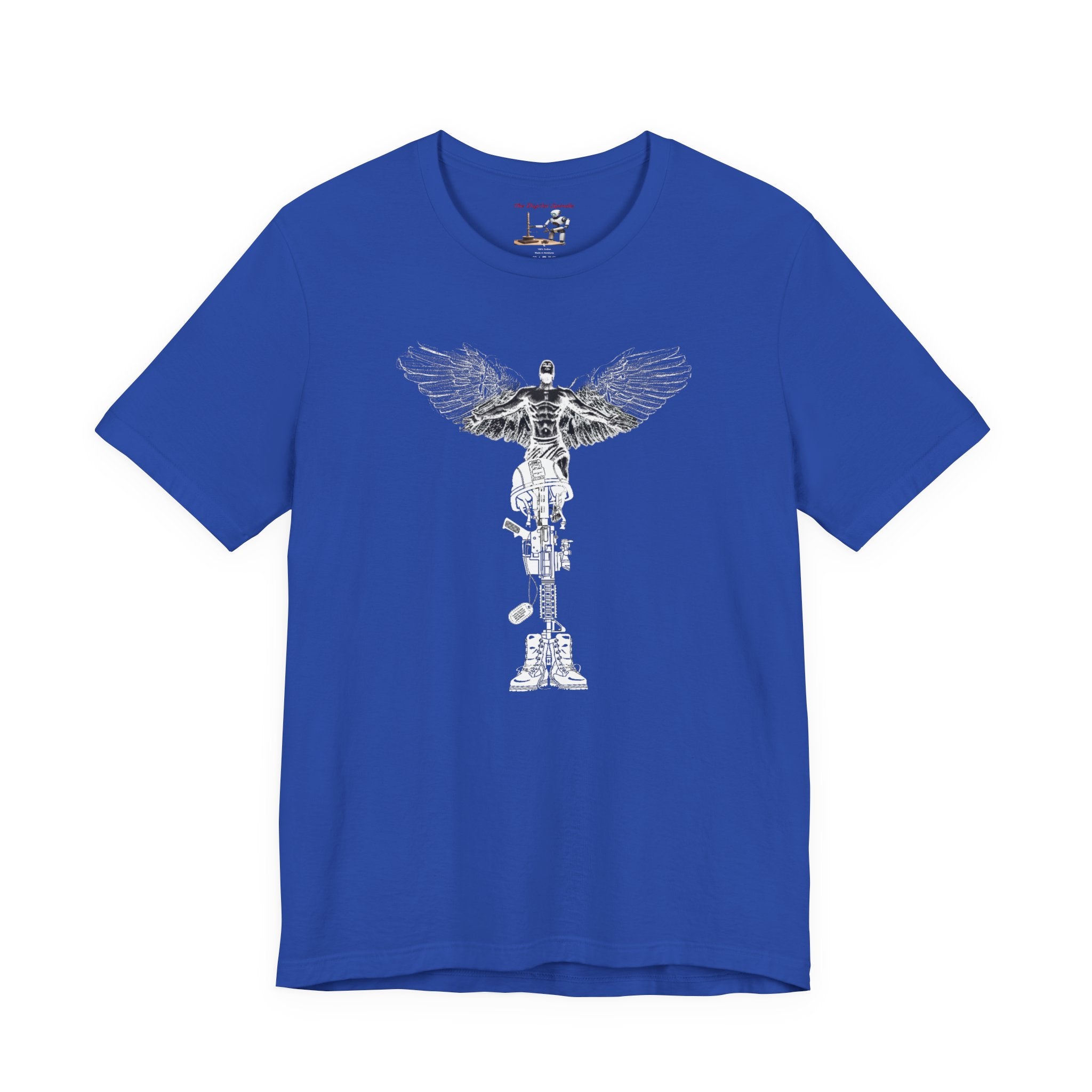 Military Tribute T-Shirt — "The Fight Never Ends, Stronger Together" Graphic Tee