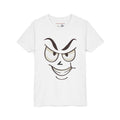 Mischievous Smirking Face Graphic Shirt (Funny Kids Tee)