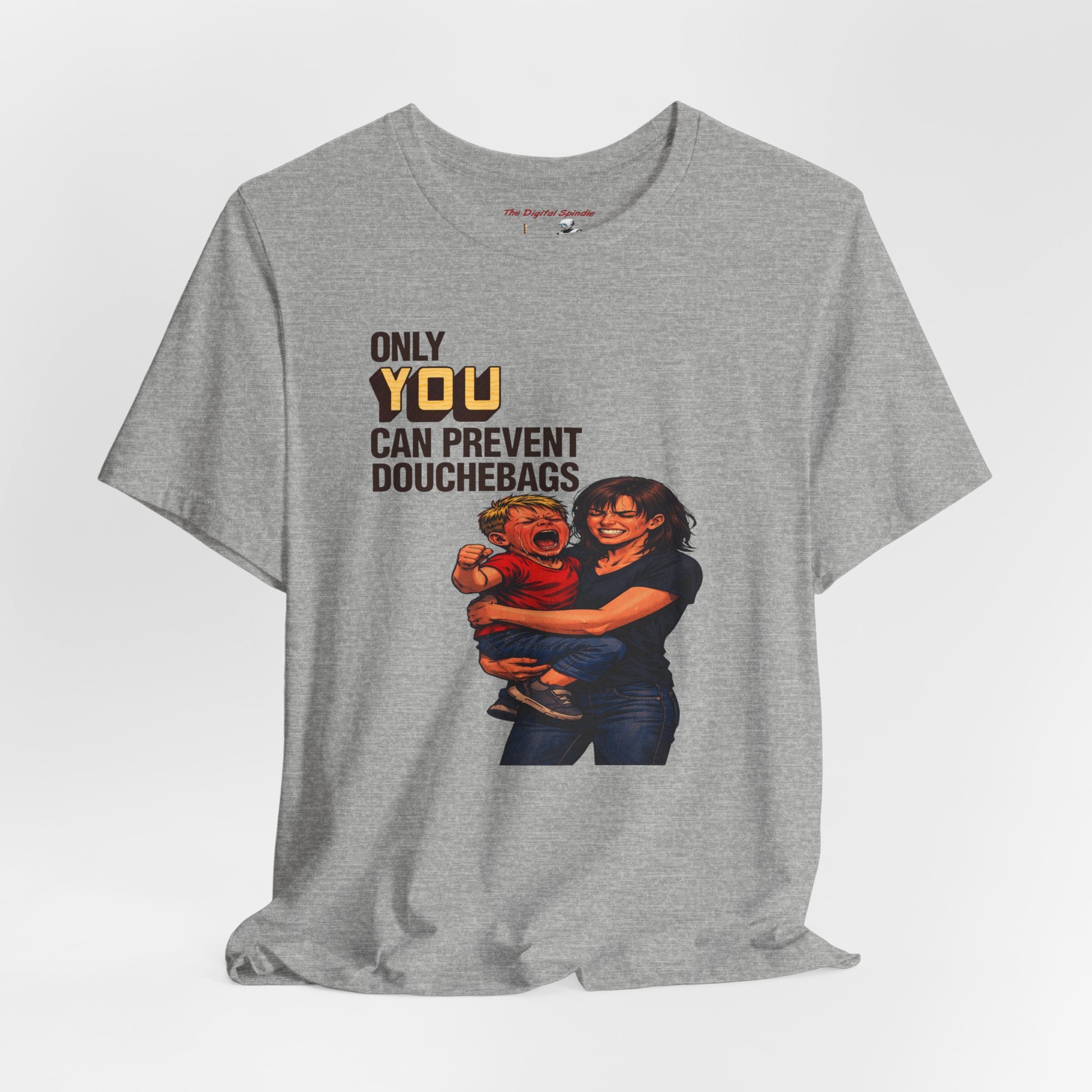 "Only You Can Prevent Douchebags" Mom & Kid Graphic T-Shirt