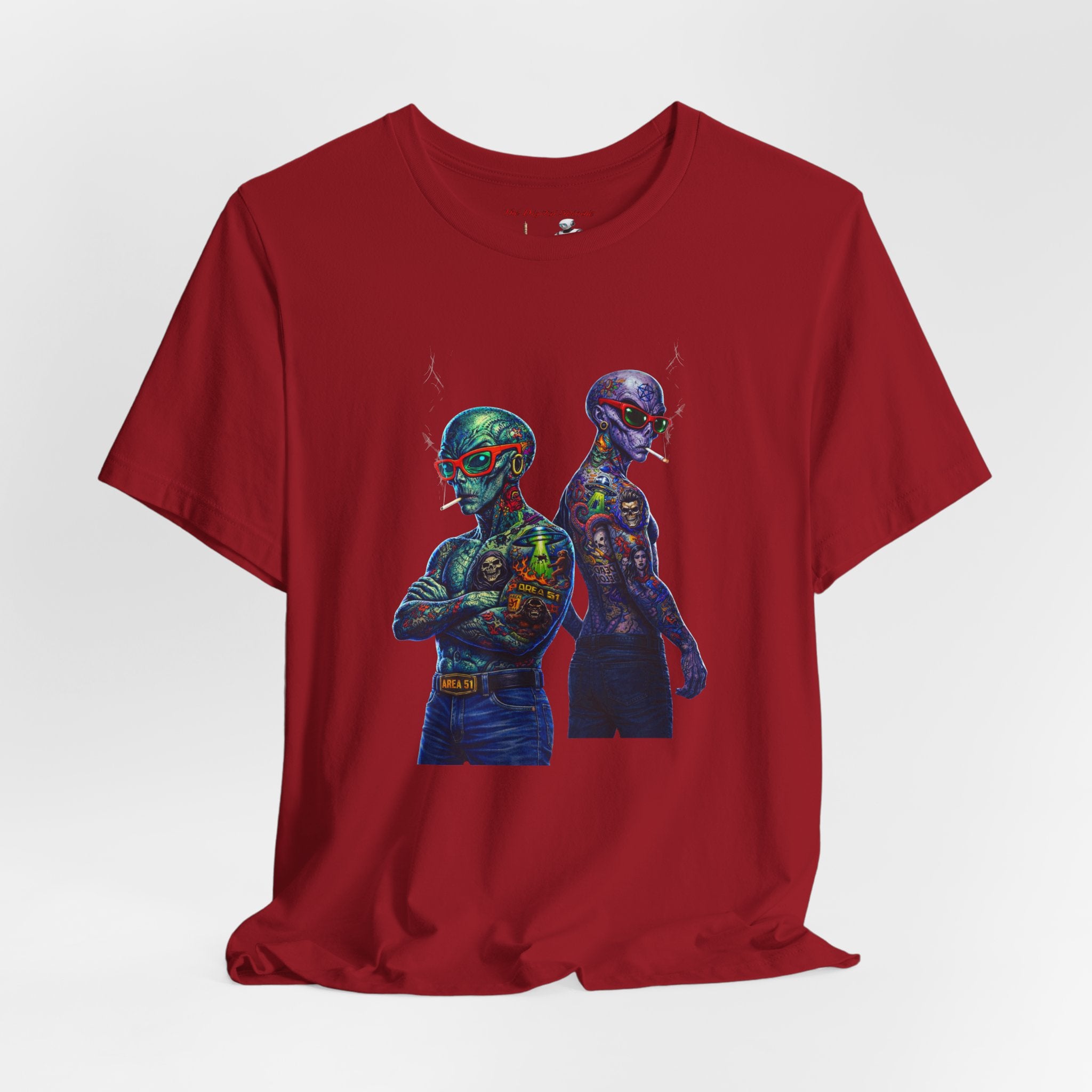 Gangster Alien Unisex Jersey Short Sleeve Tee
