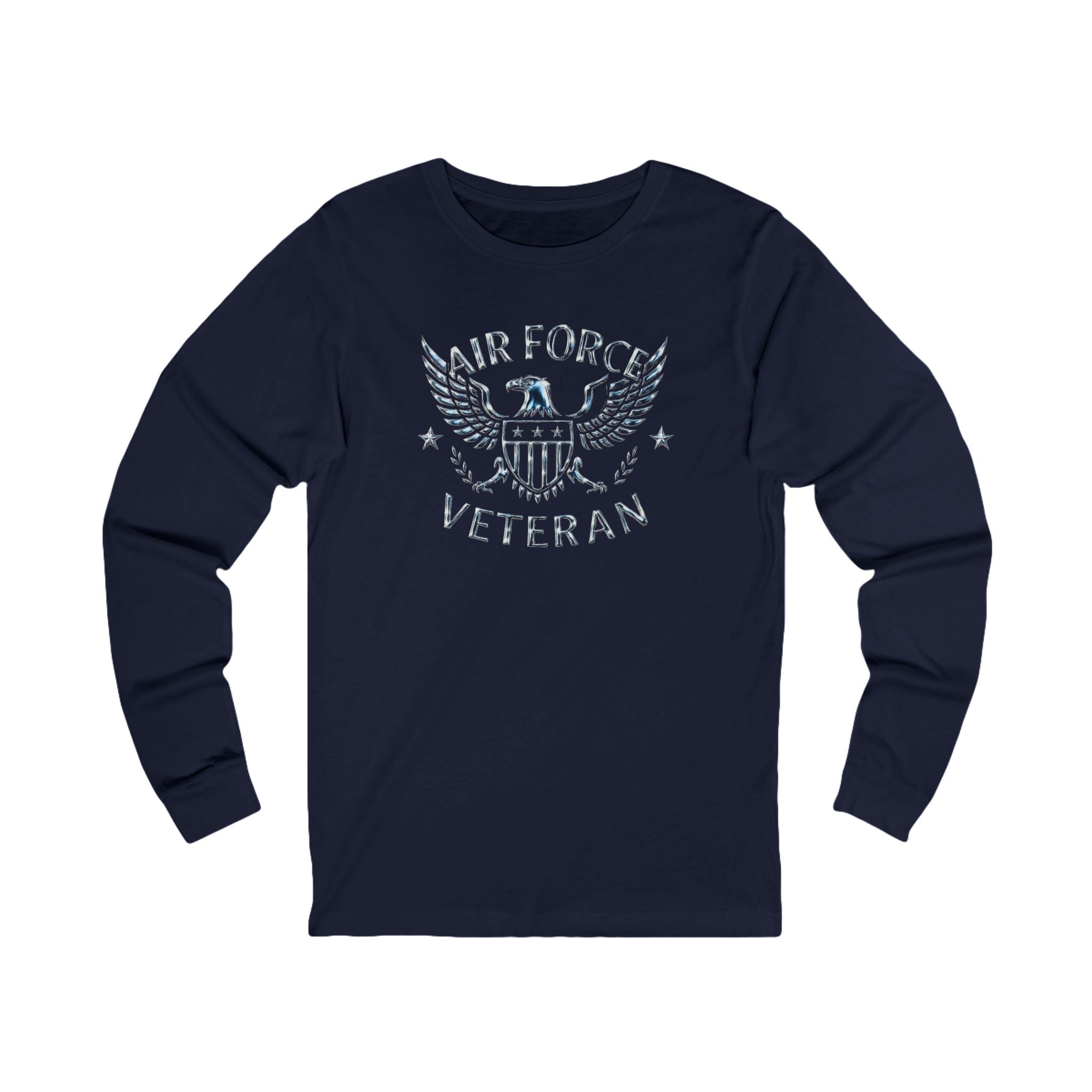 Air Force Veteran Long Sleeve Tee – Patriotic Eagle Military Shirt
