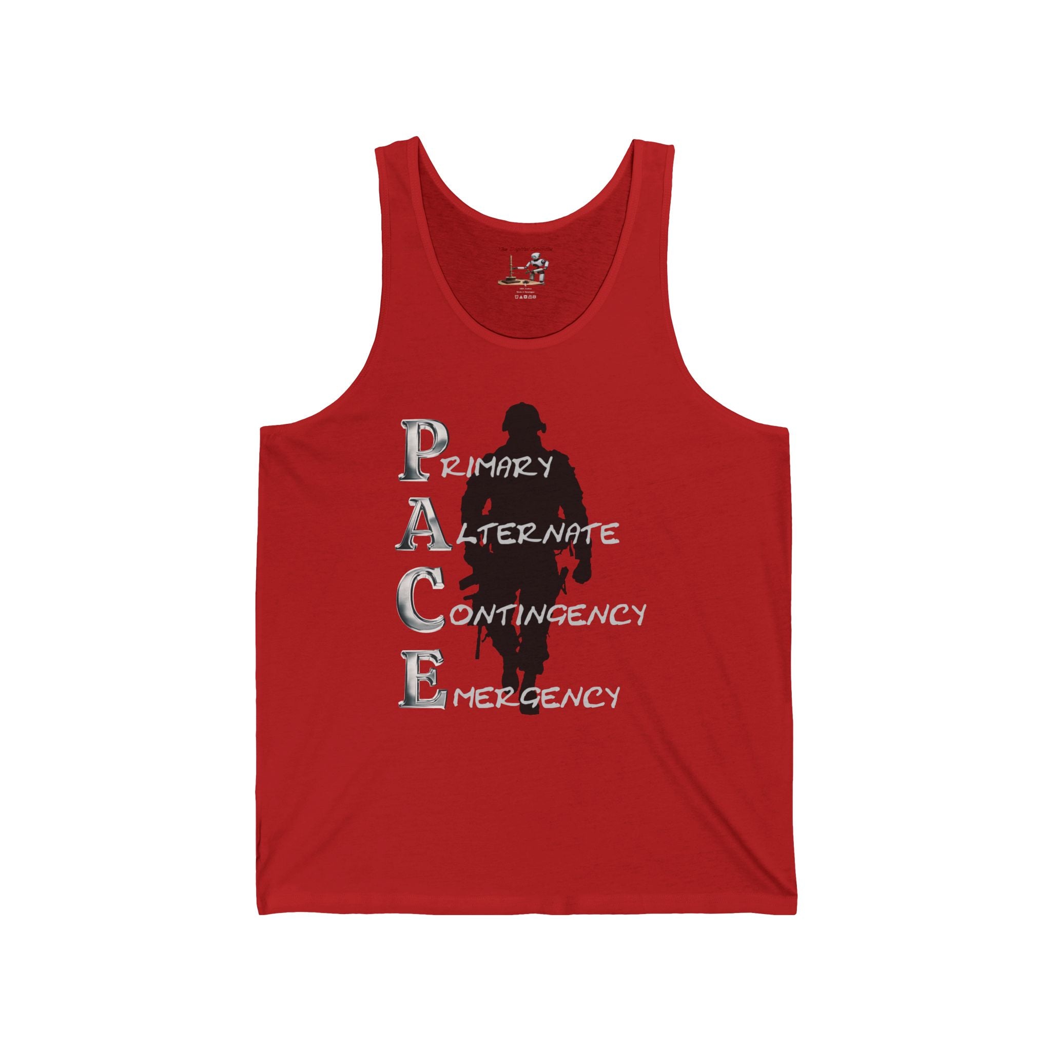 PACE Acronym Tank Top — Military/First Responder Contingency Shirt