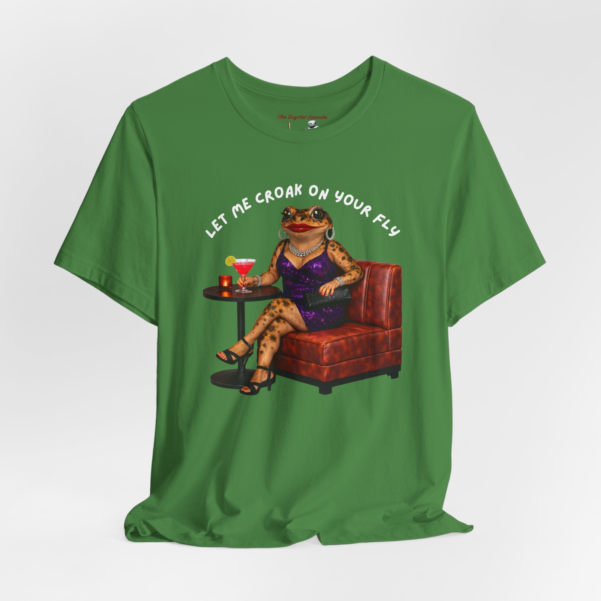 "Let Me Croak On Your Fly" Funny Amphibian Graphic T‑Shirt