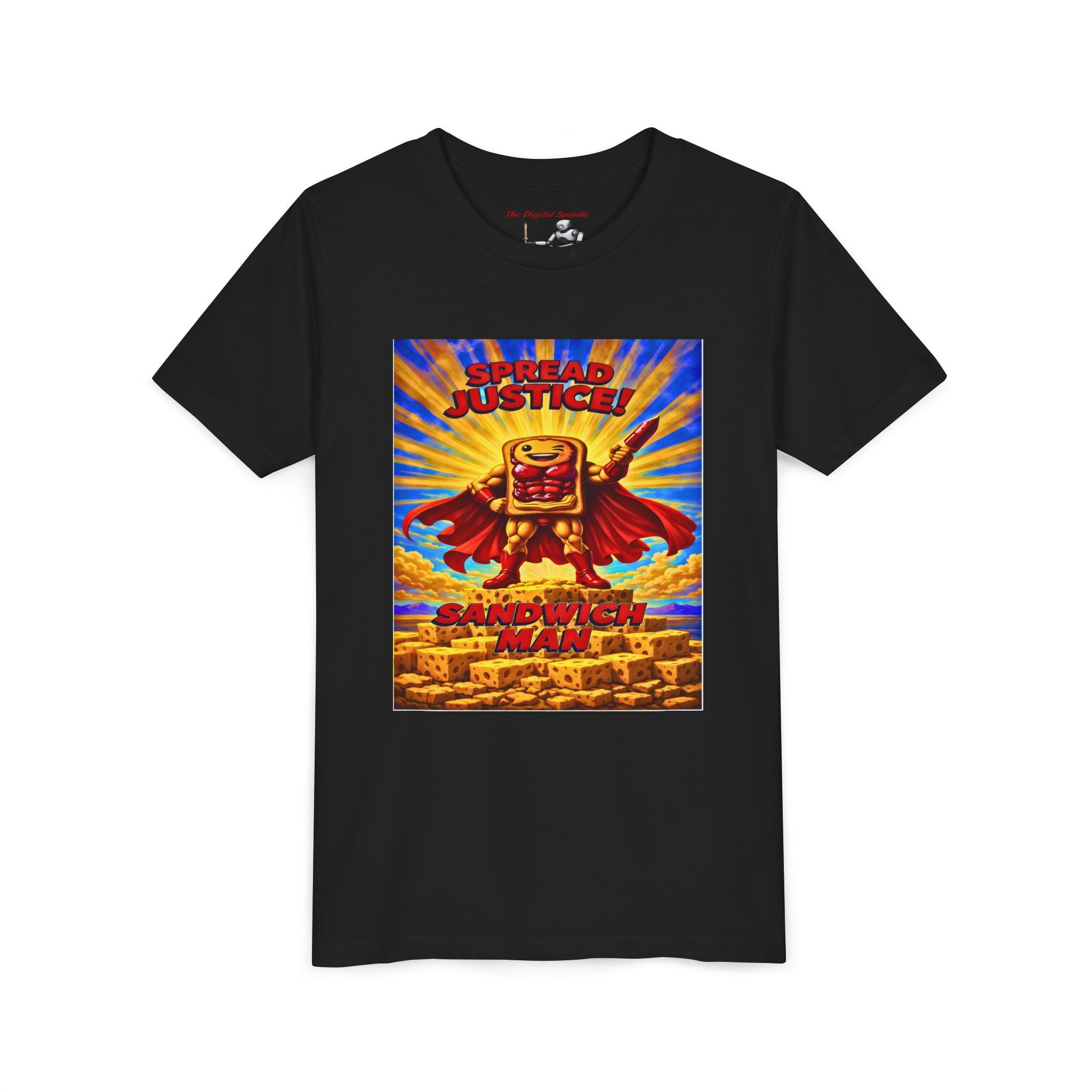 Sandwich Man Superhero Graphic