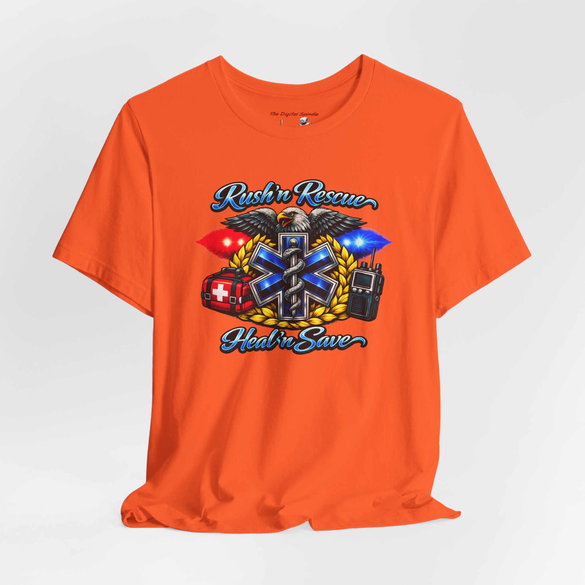 Rescue Responder EMT Star of Life T-Shirt - Paramedic Medic Emergency Medical Tee