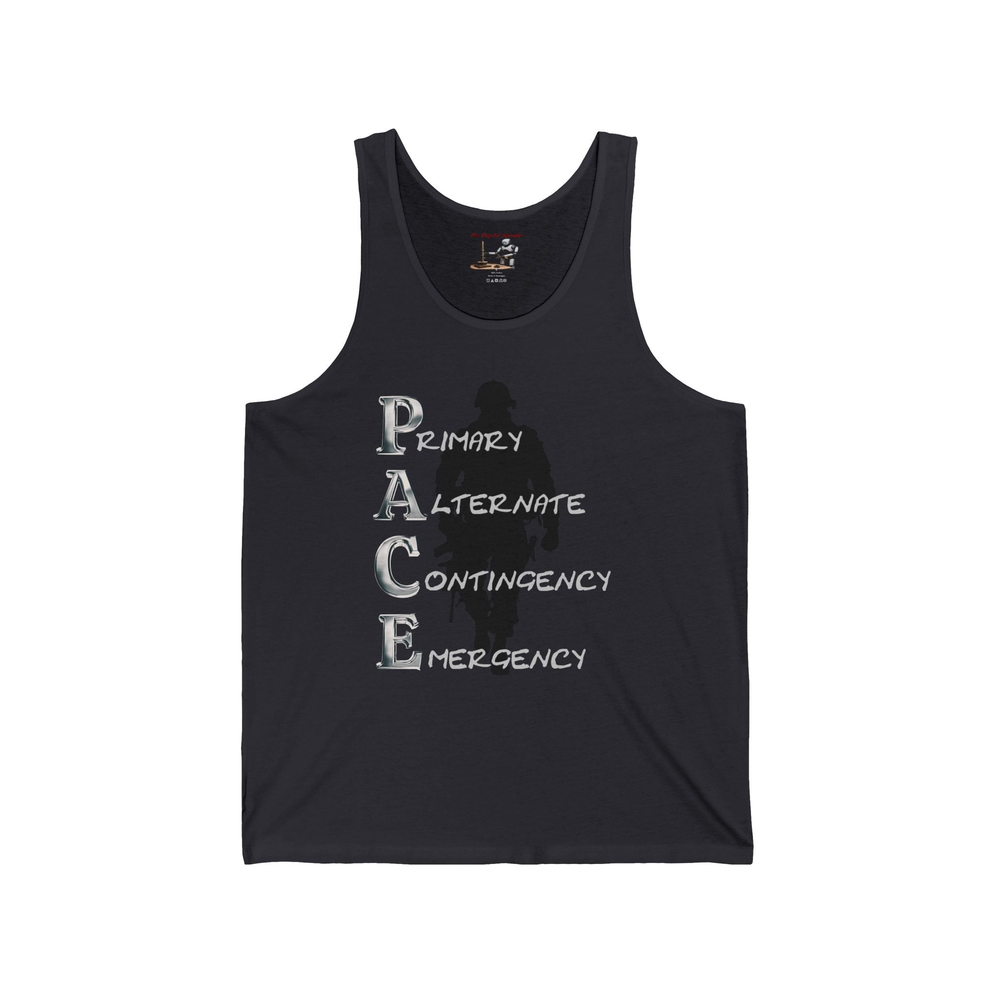PACE Acronym Tank Top — Military/First Responder Contingency Shirt