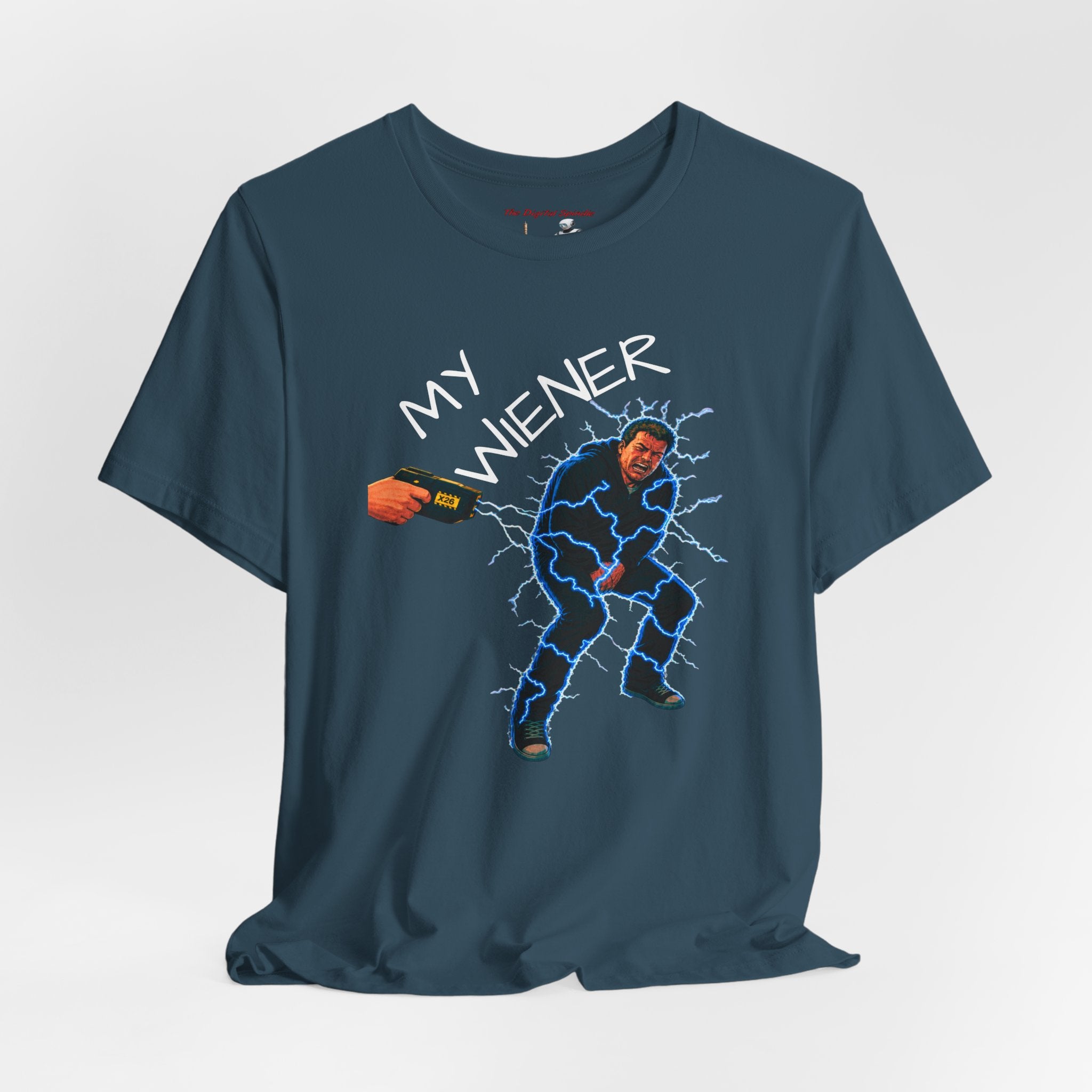 "MY WIENER" Comical Taser Training T-Shirt