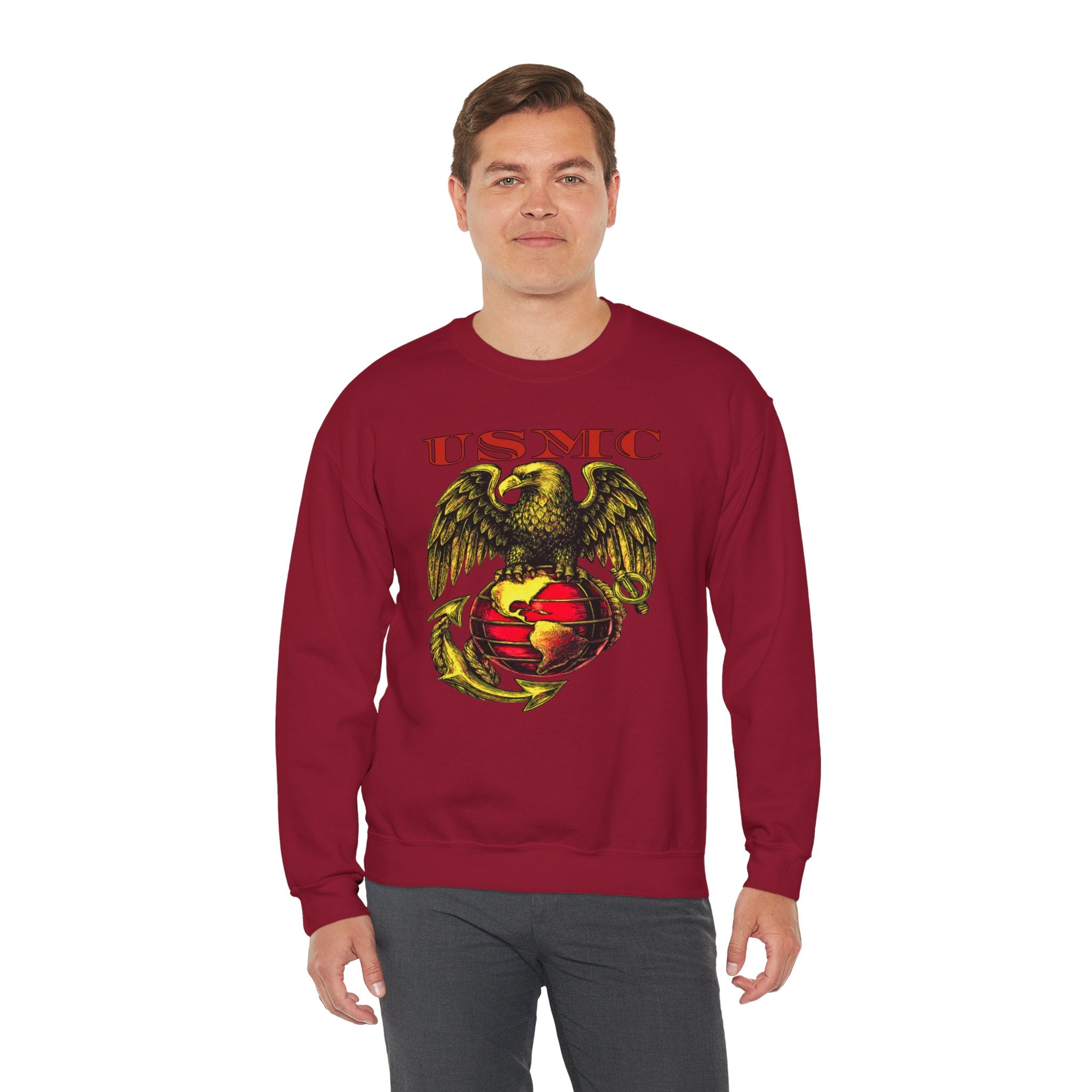 USMC Eagle Globe & Anchor Crewneck Sweatshirt