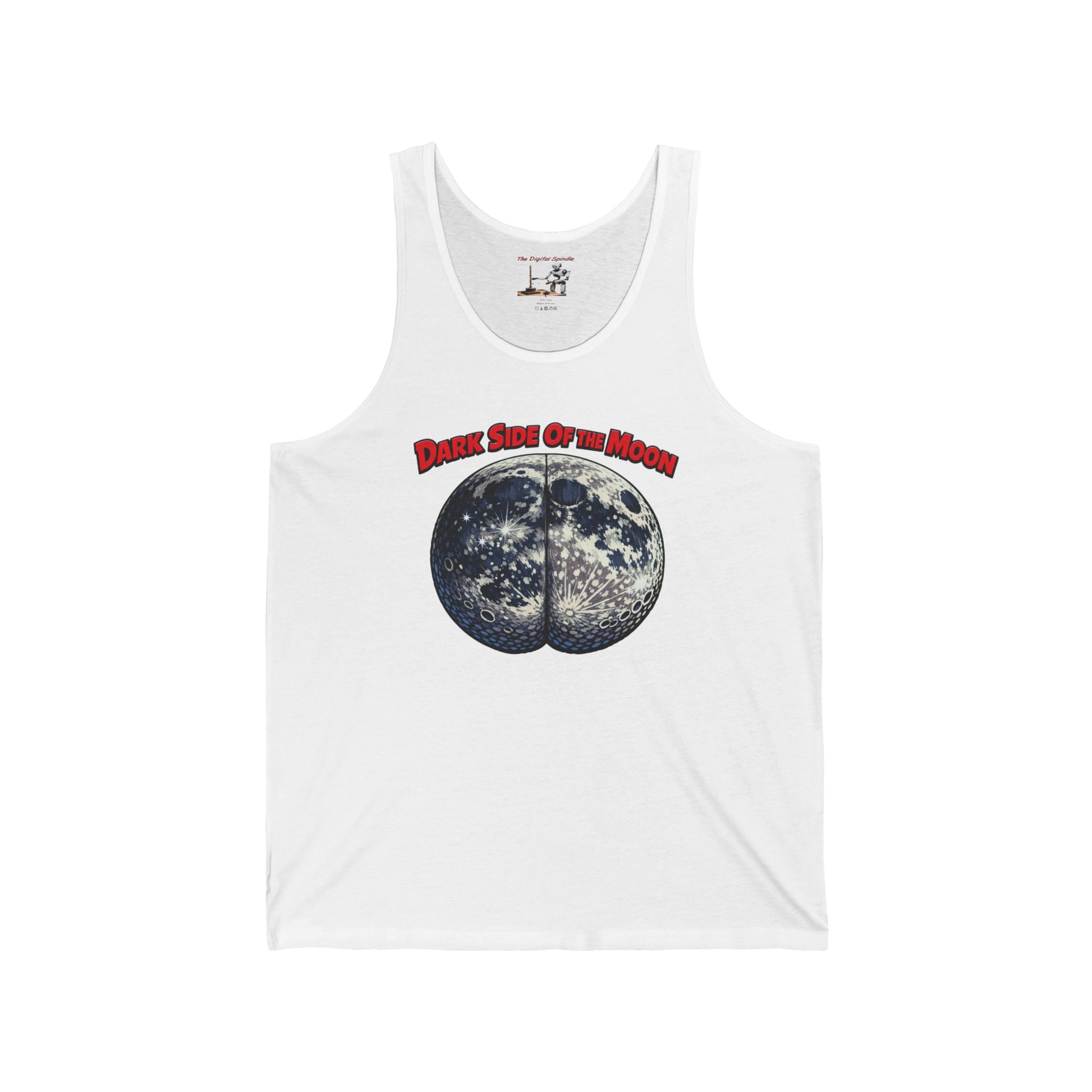 Moon Butt Tank Top - "Dark Side of the Moon" Retro Graphic Tank