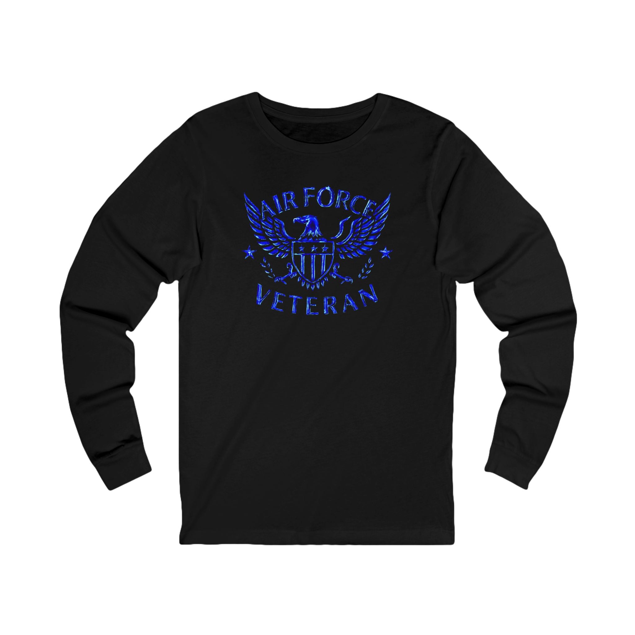 Air Force Veteran Long Sleeve Tee – Patriotic Military Shirt