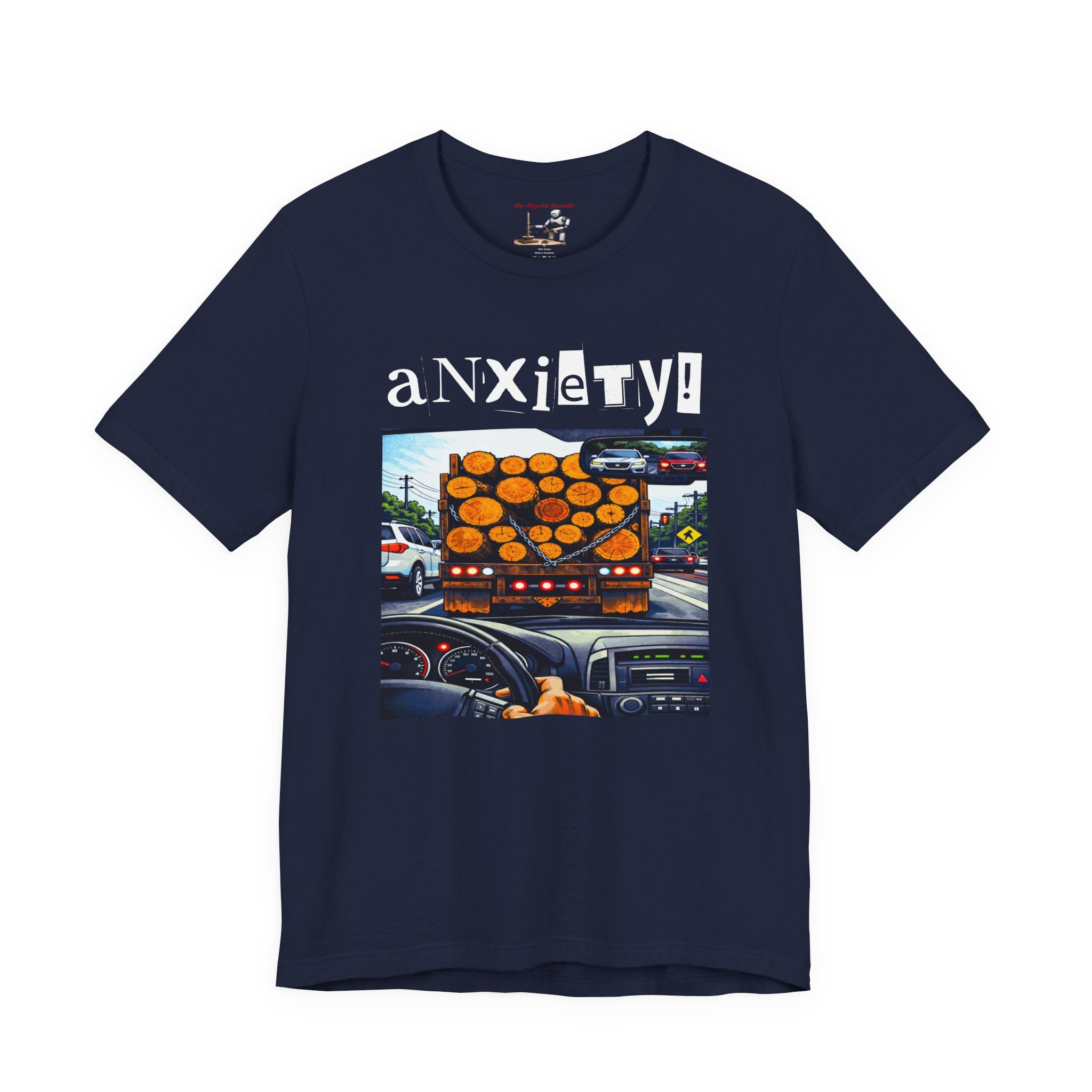Anxiety GEN X/Millennial Graphic Tee — Humorous Mental Health T-Shirt