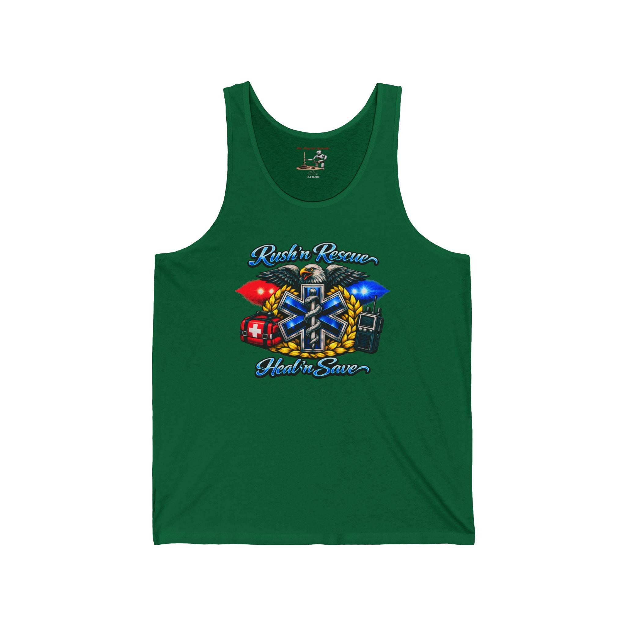 "Rush & Rescue" EMS Pride Tank Top