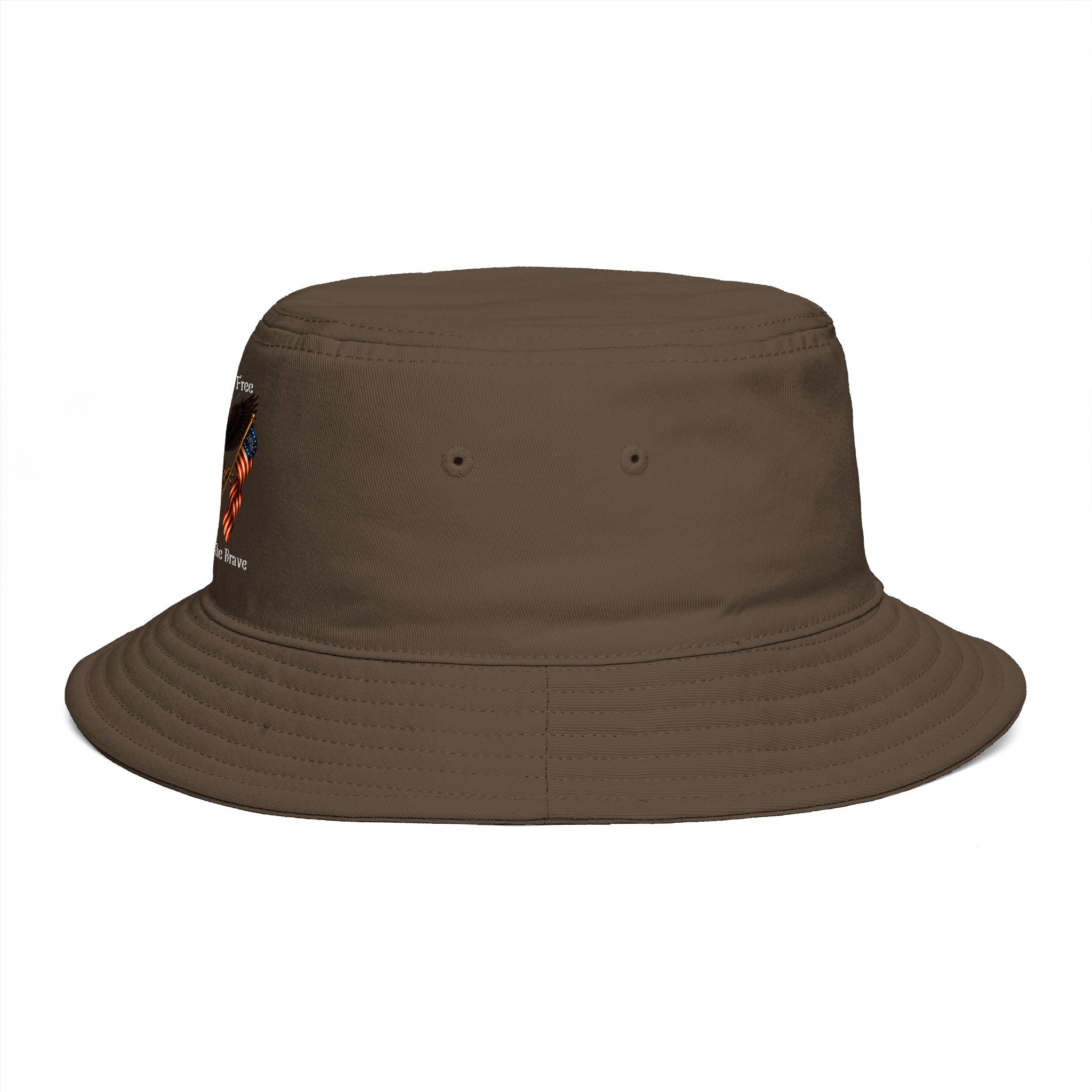 "Land of the Free, Home of the Brave" Bucket Hat