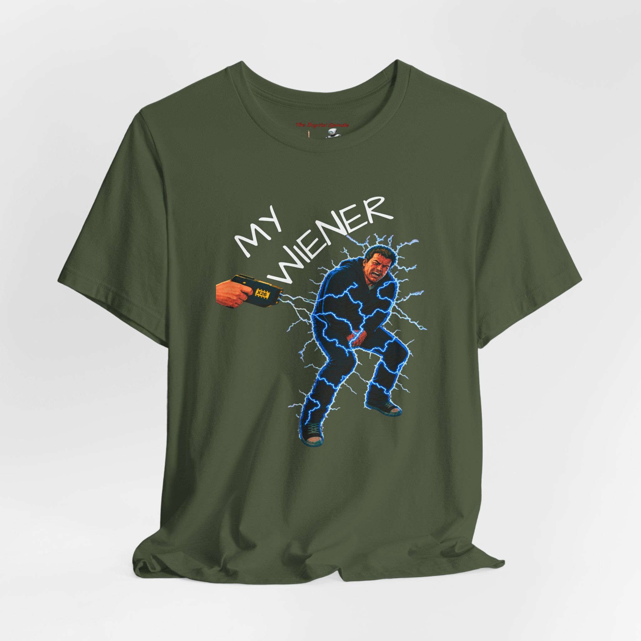 "MY WIENER" Comical Taser Training T-Shirt