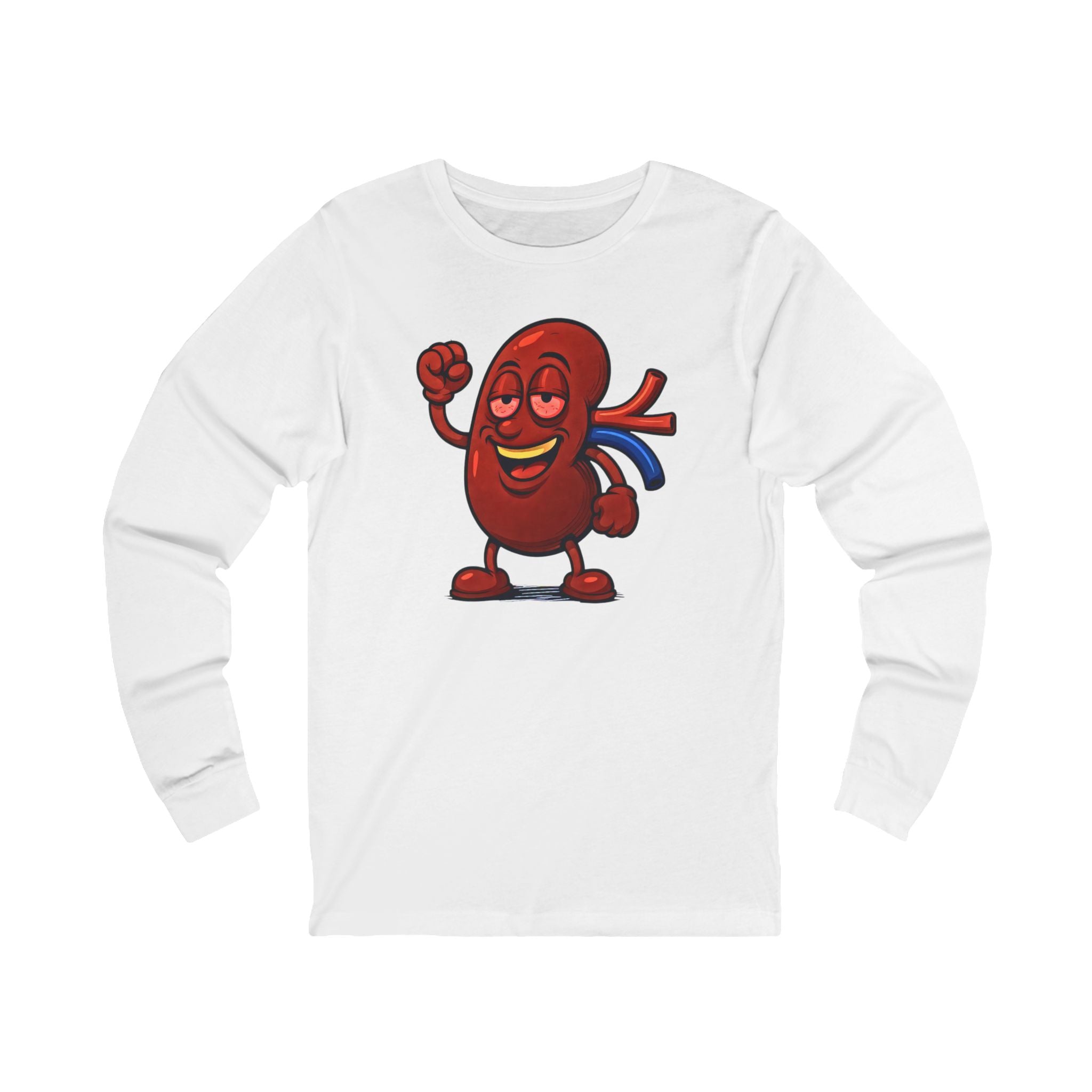 Kidney Stones Mascot Long Sleeve Tee
