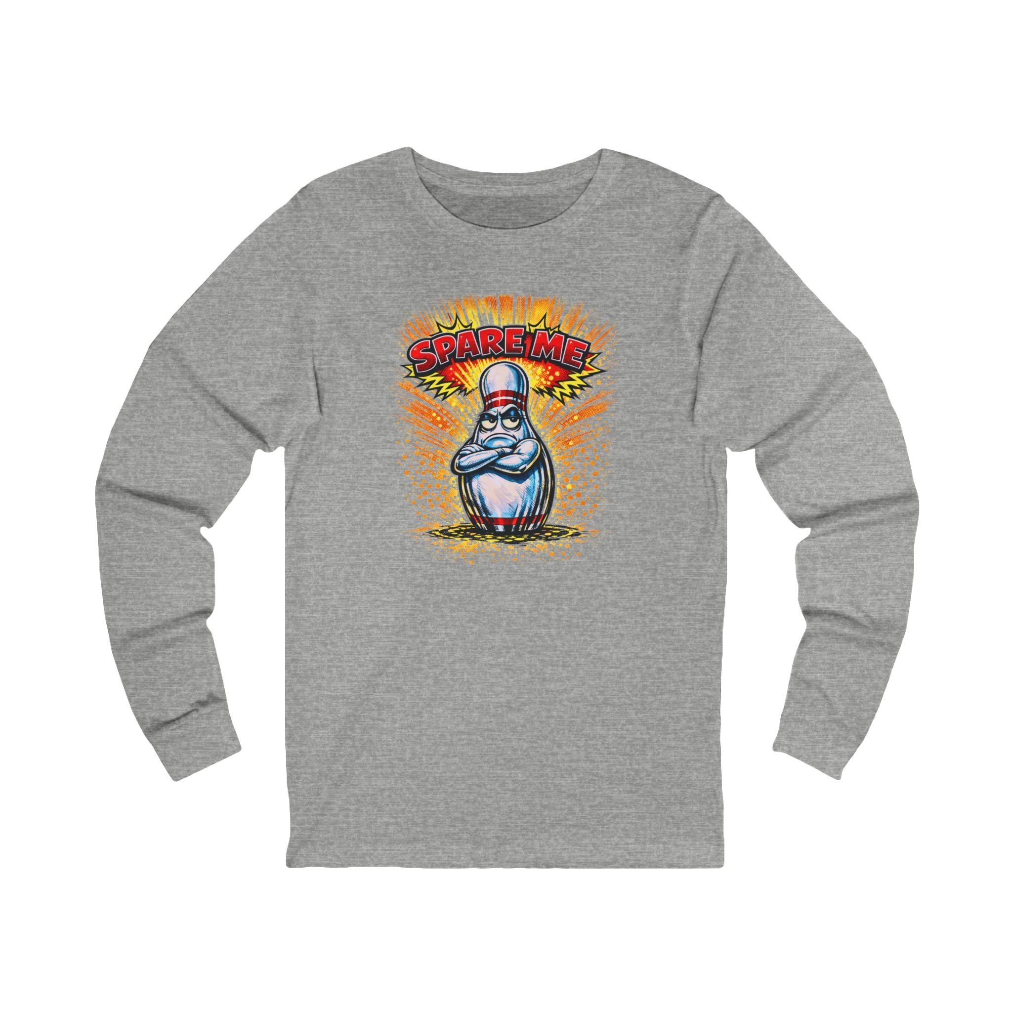 Spare Me Bowling Pin Long Sleeve Tee