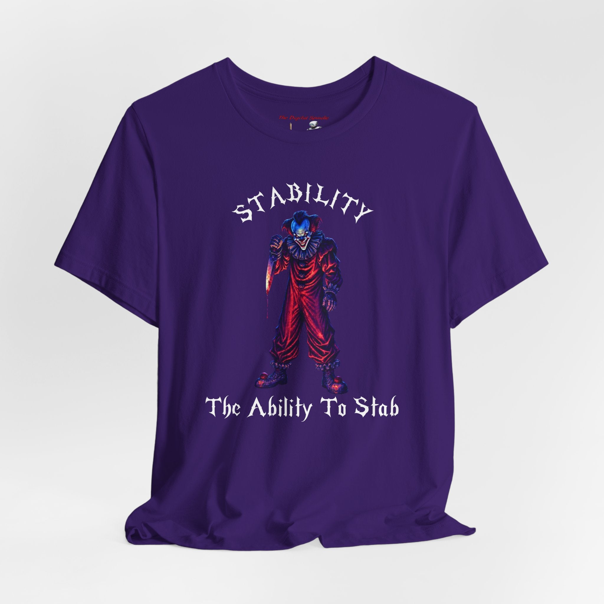 Stability "The Ability to Stab" Dark Fantasy Villain Graphic T-Shirt