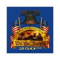 2" × 2" We the People 250th Anniversary Patriotic Square Sticker (Indoor/Outdoor)